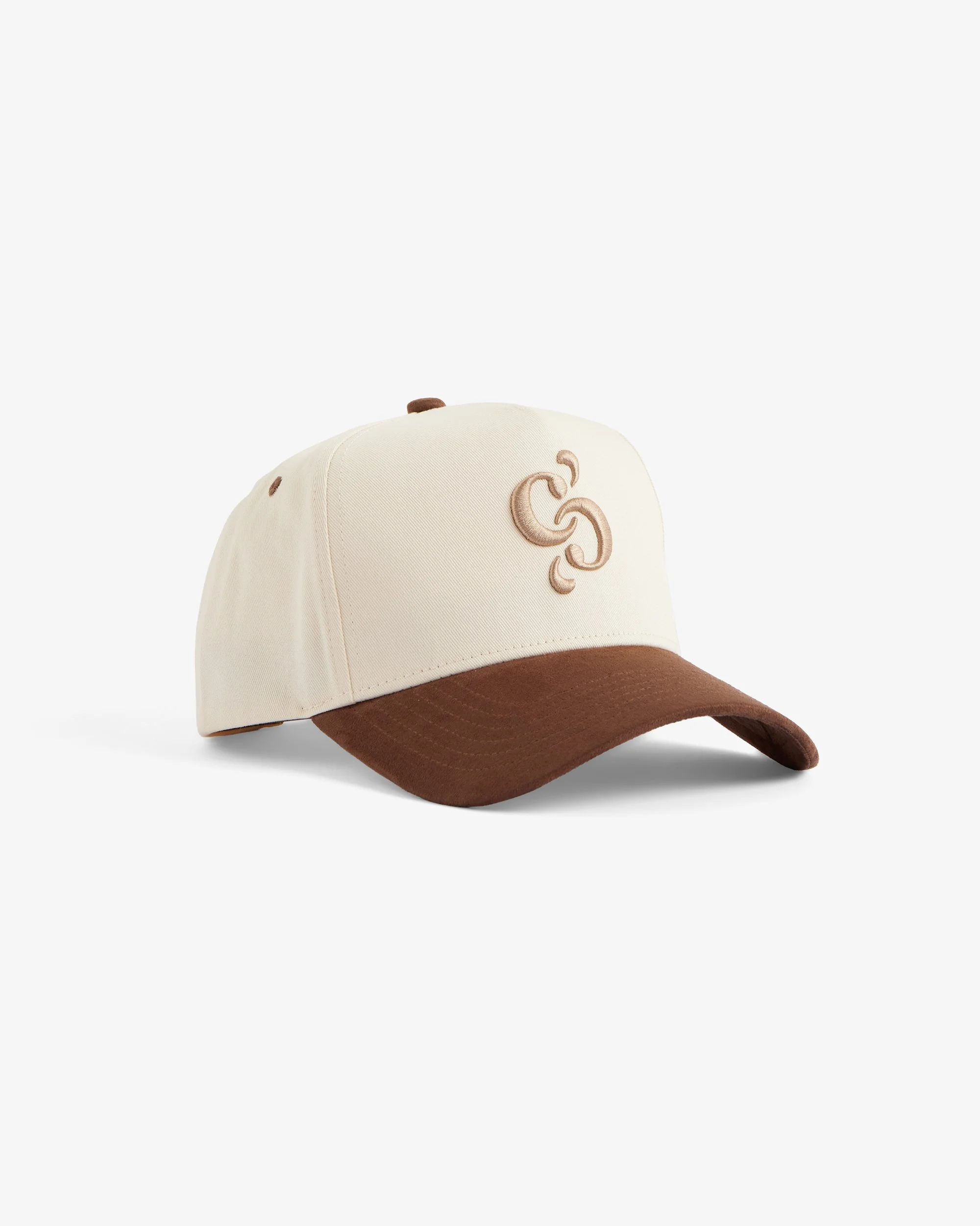 Snapback Cap CreamBrown01.jpg