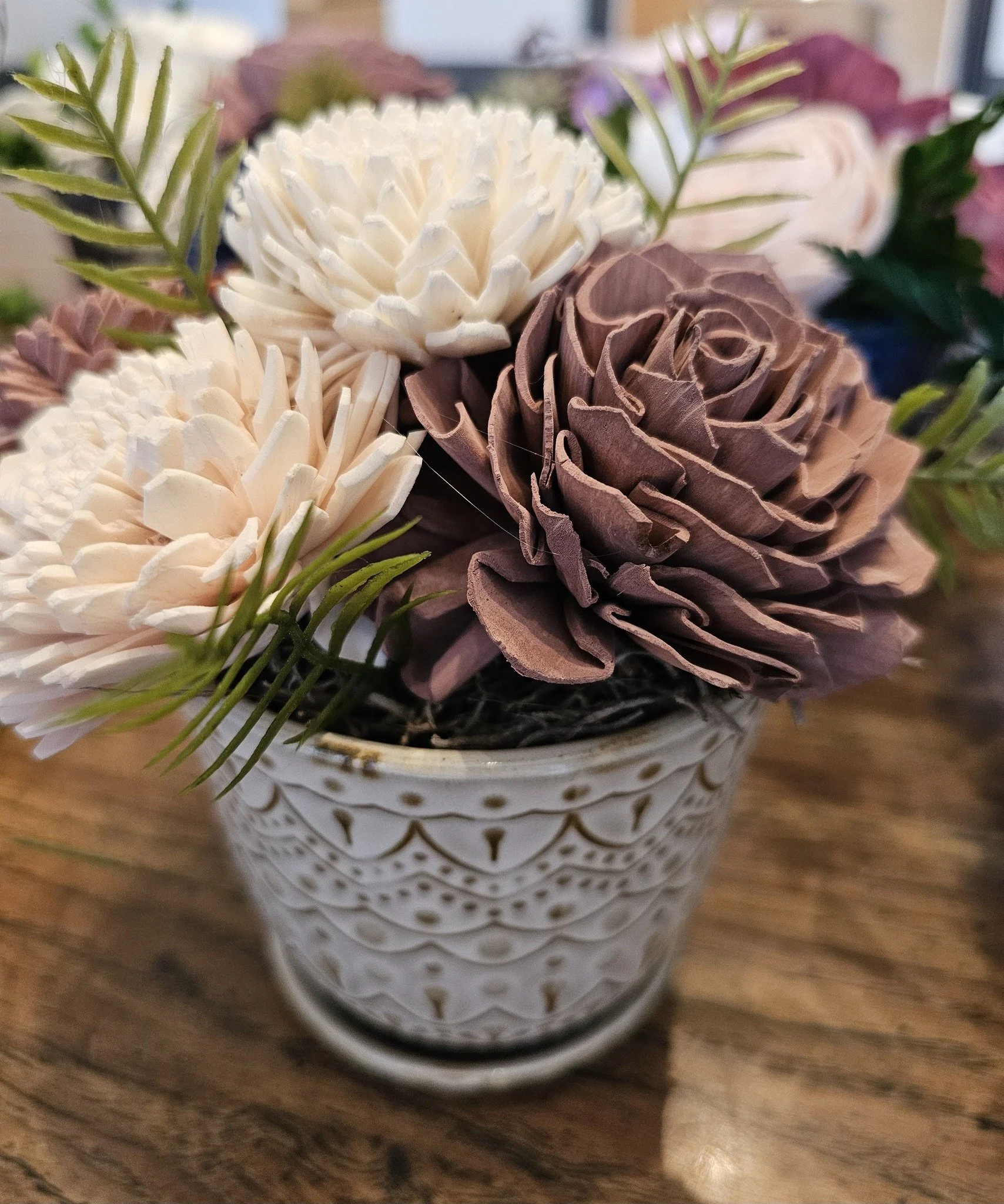 Wooden Flowers