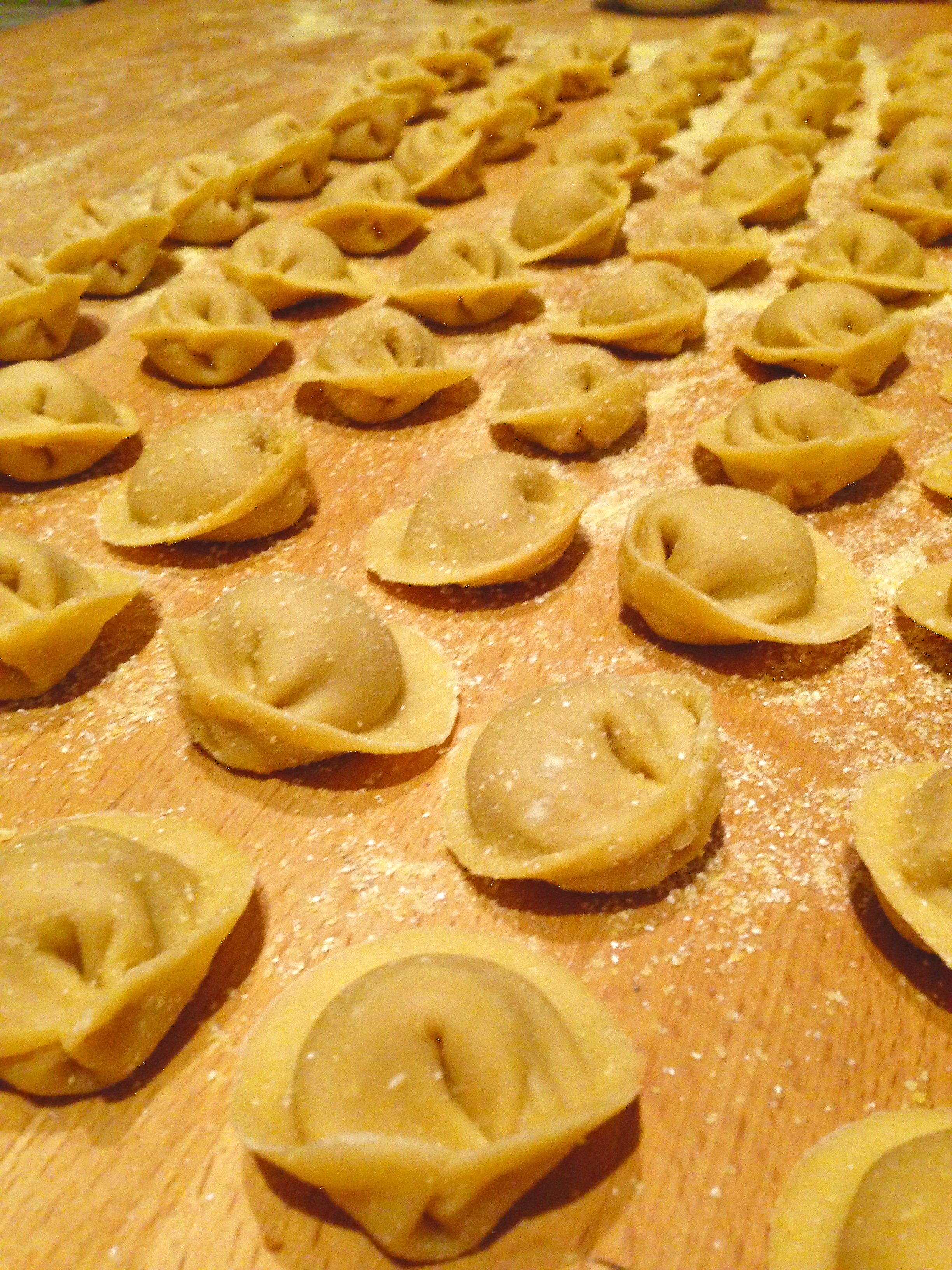 Rows of Pansotti.