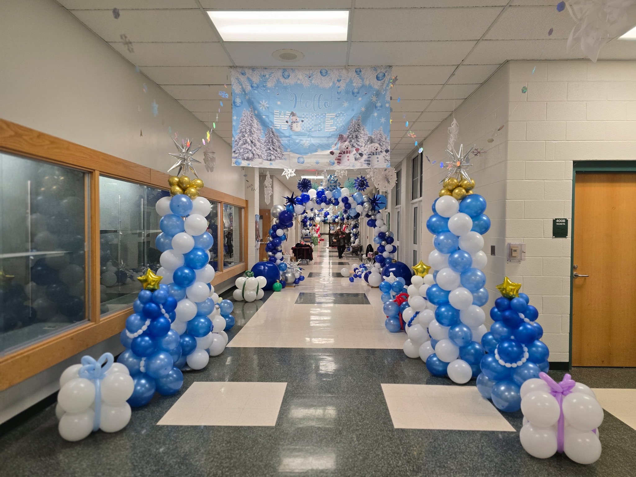 Main Hallway Winter Wonderland
