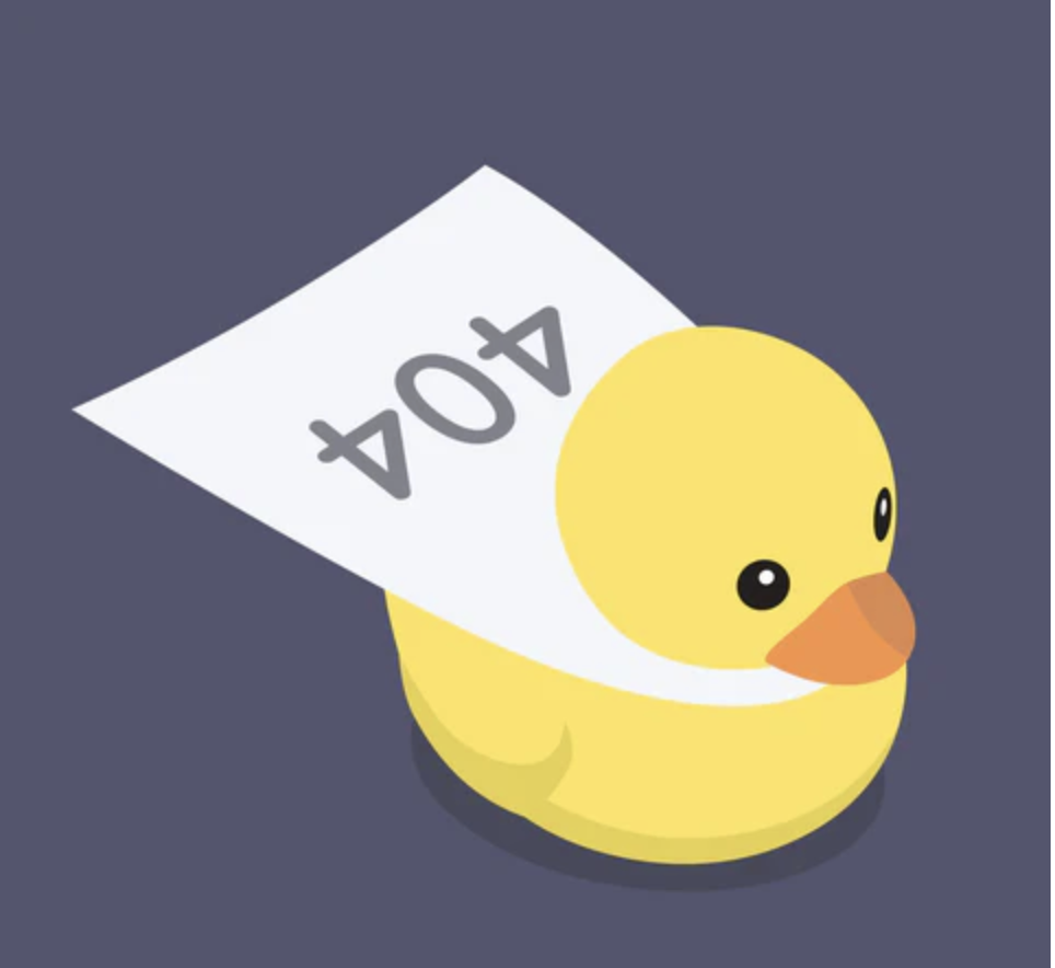 devDucks 404 Rubber Duck