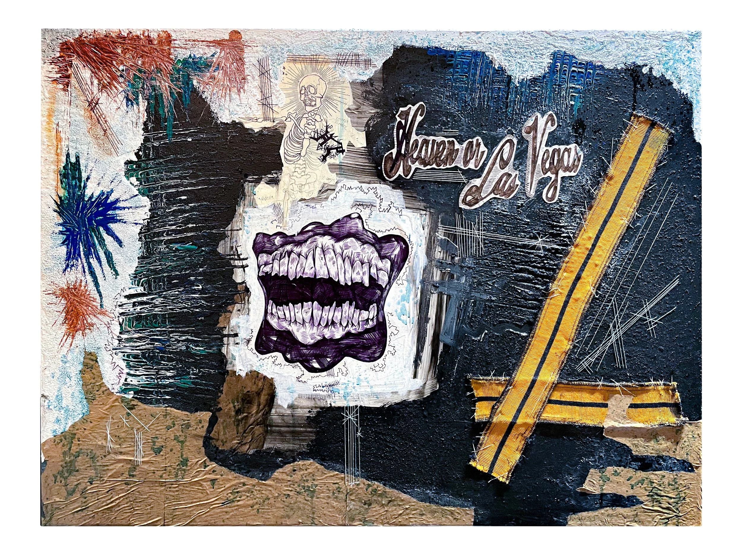 Out of Time 
2024
30X40 
Mixed Media on Canvas 