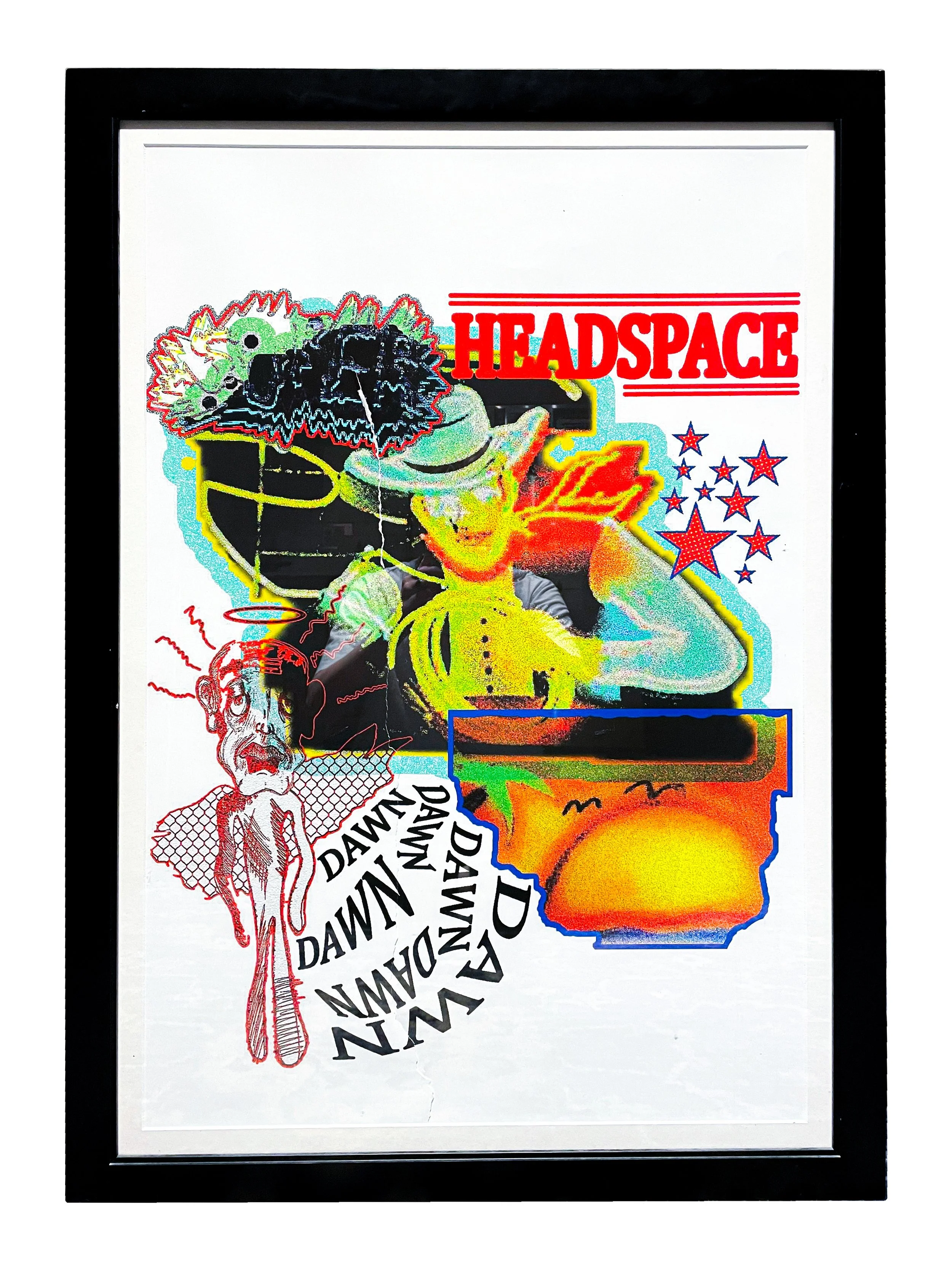 Cowboy Killer 
2024 
24X36 
Digital Collage/ Drawing