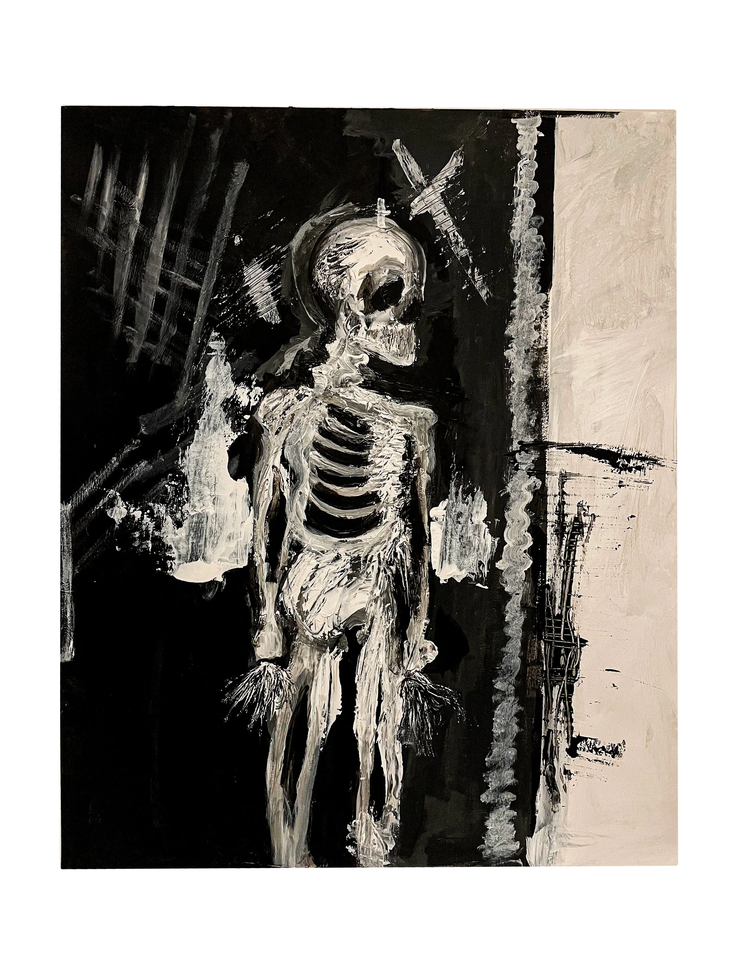 Marrow Pt.3 
2022 
19X24 
Acrylic on Paper 