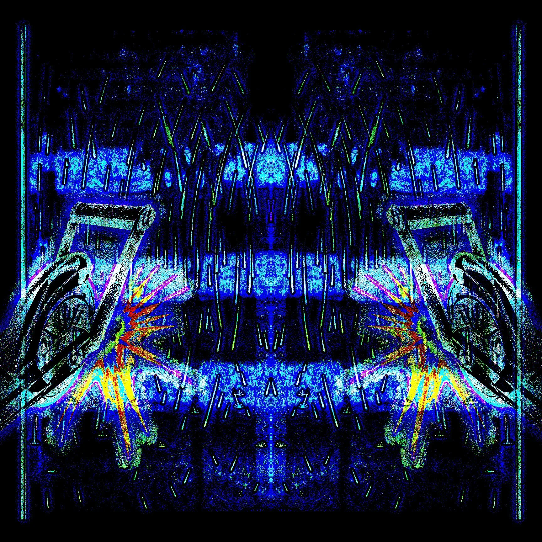 Rain in the Gutter 
2024
20X20 
Digital Collage