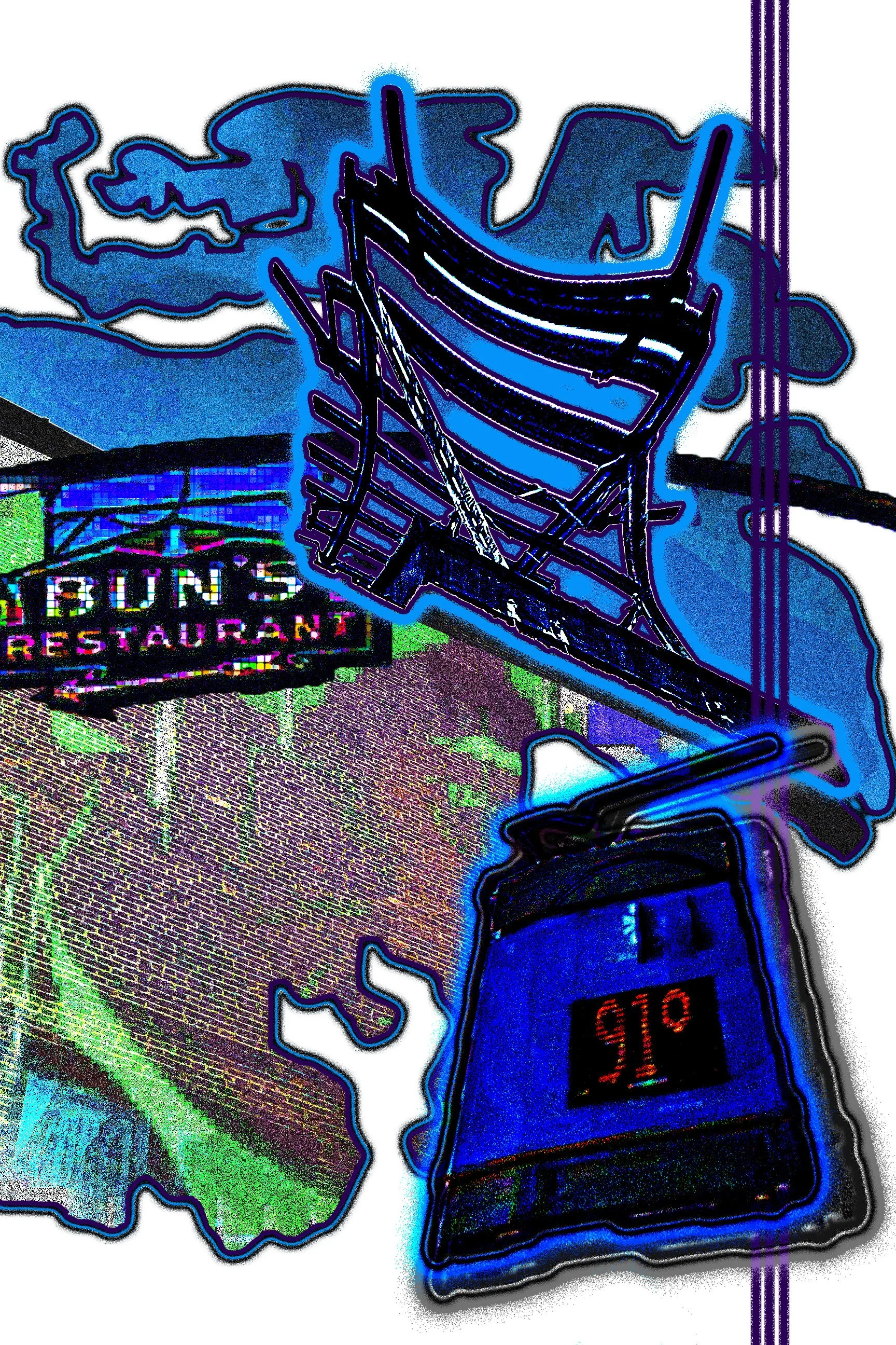 Tower Base 
2024 
24X36 
Digital Collage 