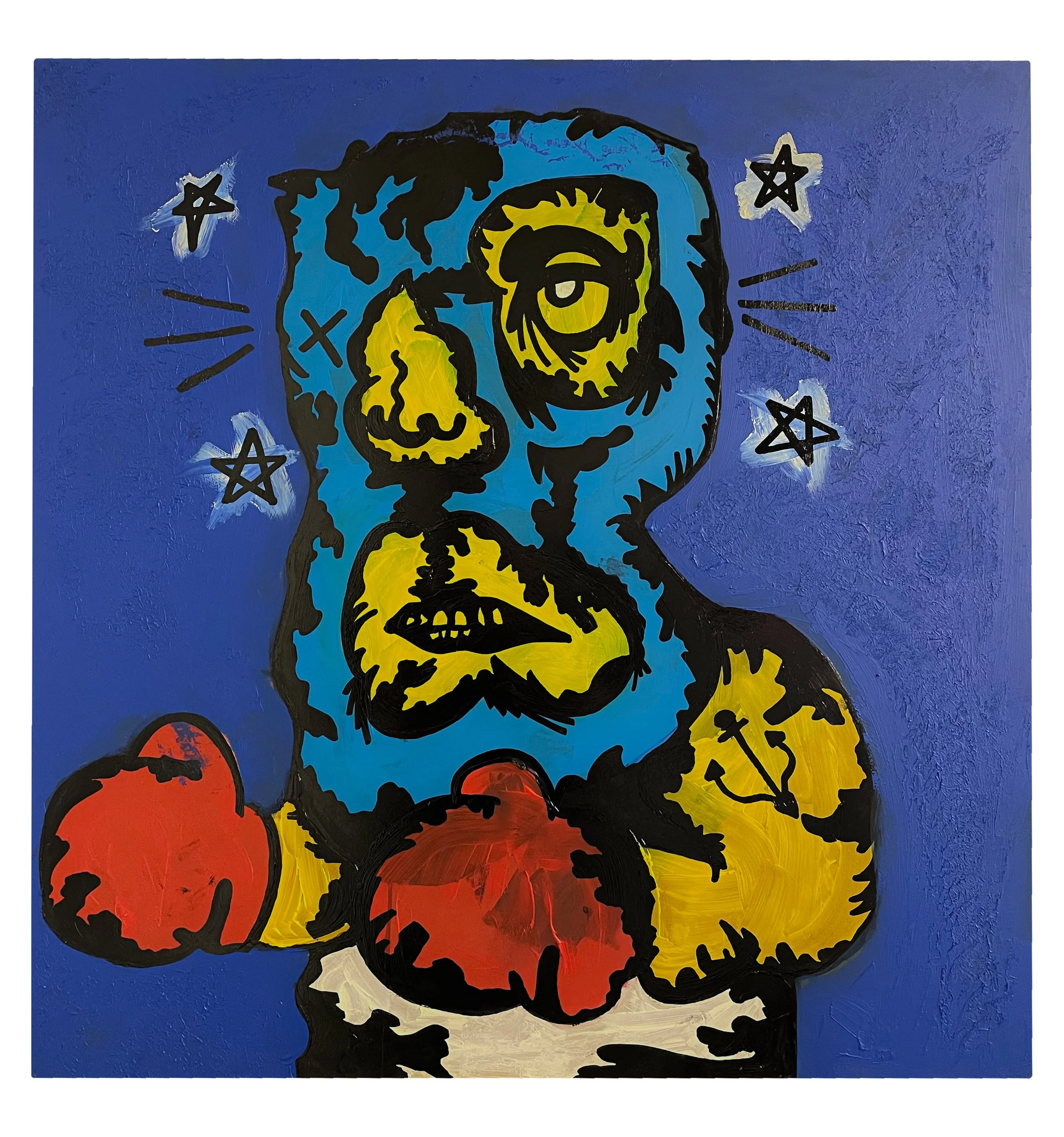 Clocked 
2023 
20X20 
Acrylic on Wood 