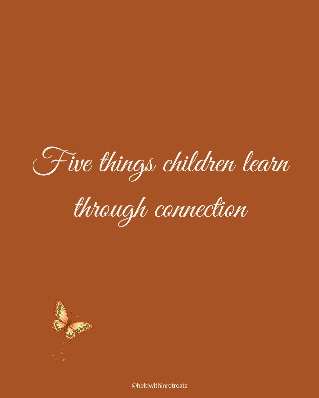 What children learn through connection isn&rsquo;t always something we can see in the moment. 🫶

When we sit beside them, listen to their stories, respond to their feelings or simply make space to be together, they are learning:

I am safe.
My feeli