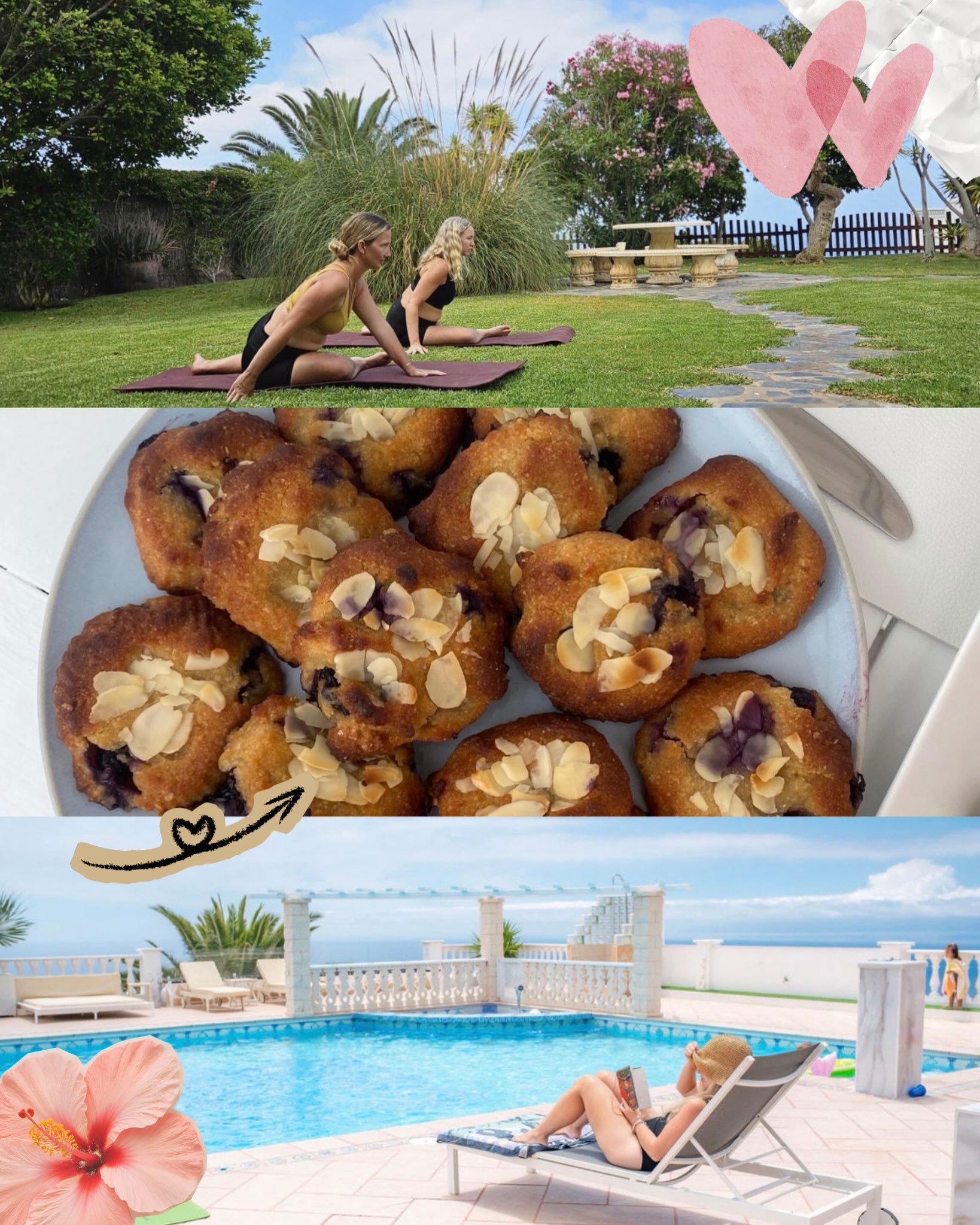 A day in the life at Held Within 🦋 Slow mornings, delicious food, relax and swim, connecting with your children, time in circle with other mothers and sunset skies 🌅
