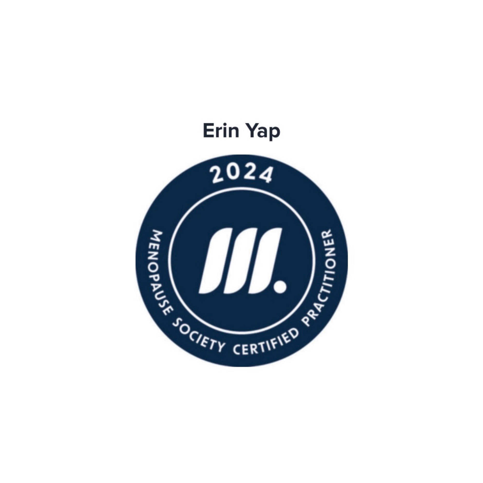 Diploma or certificate issued to Erin Yap, 2024, American Psychological Association, Society Certified, Psychologist