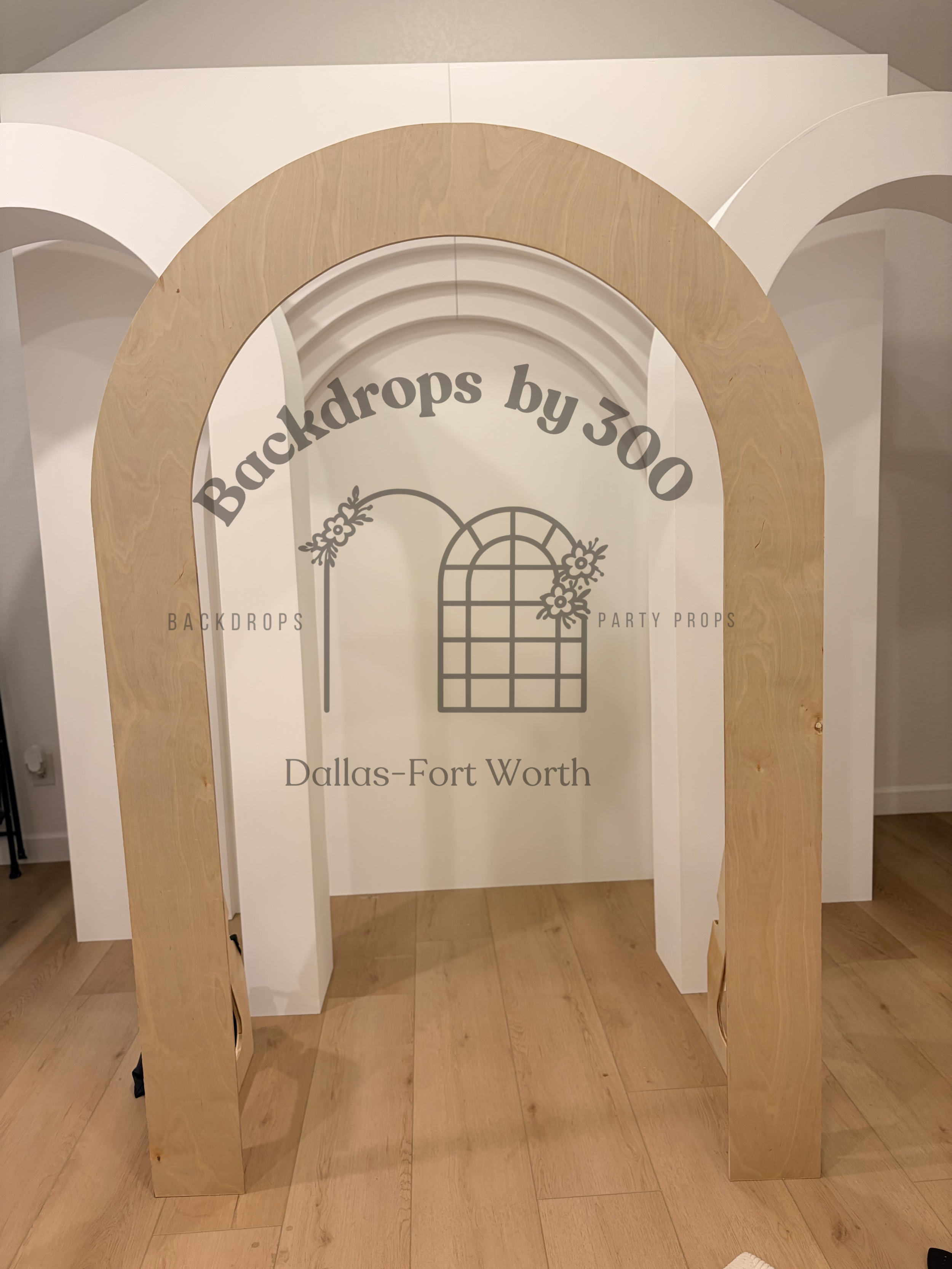 2D Hollow arch | 6ft x 4ft | barewood