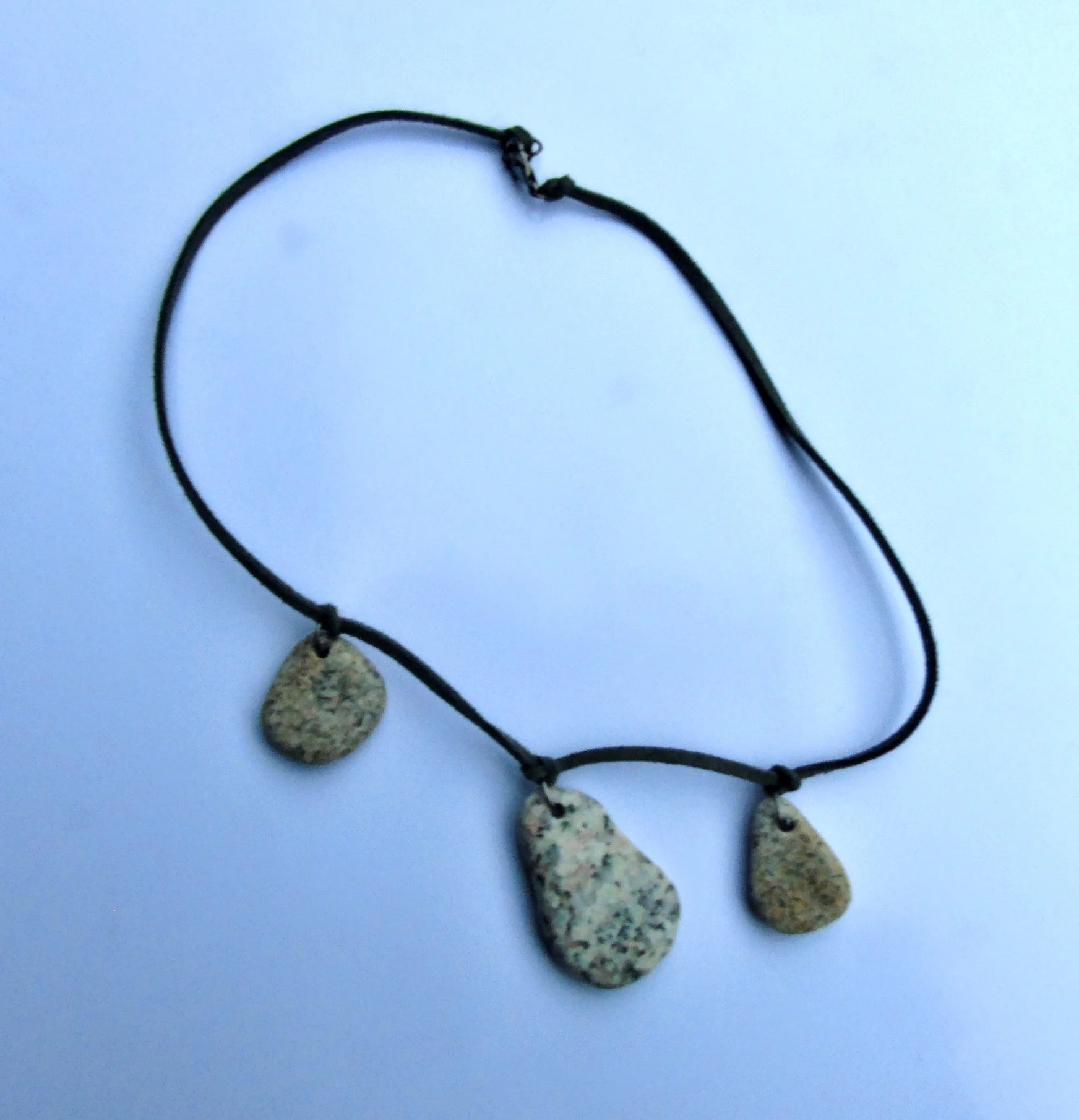Handcrafted Natural Stone Pendant Necklace