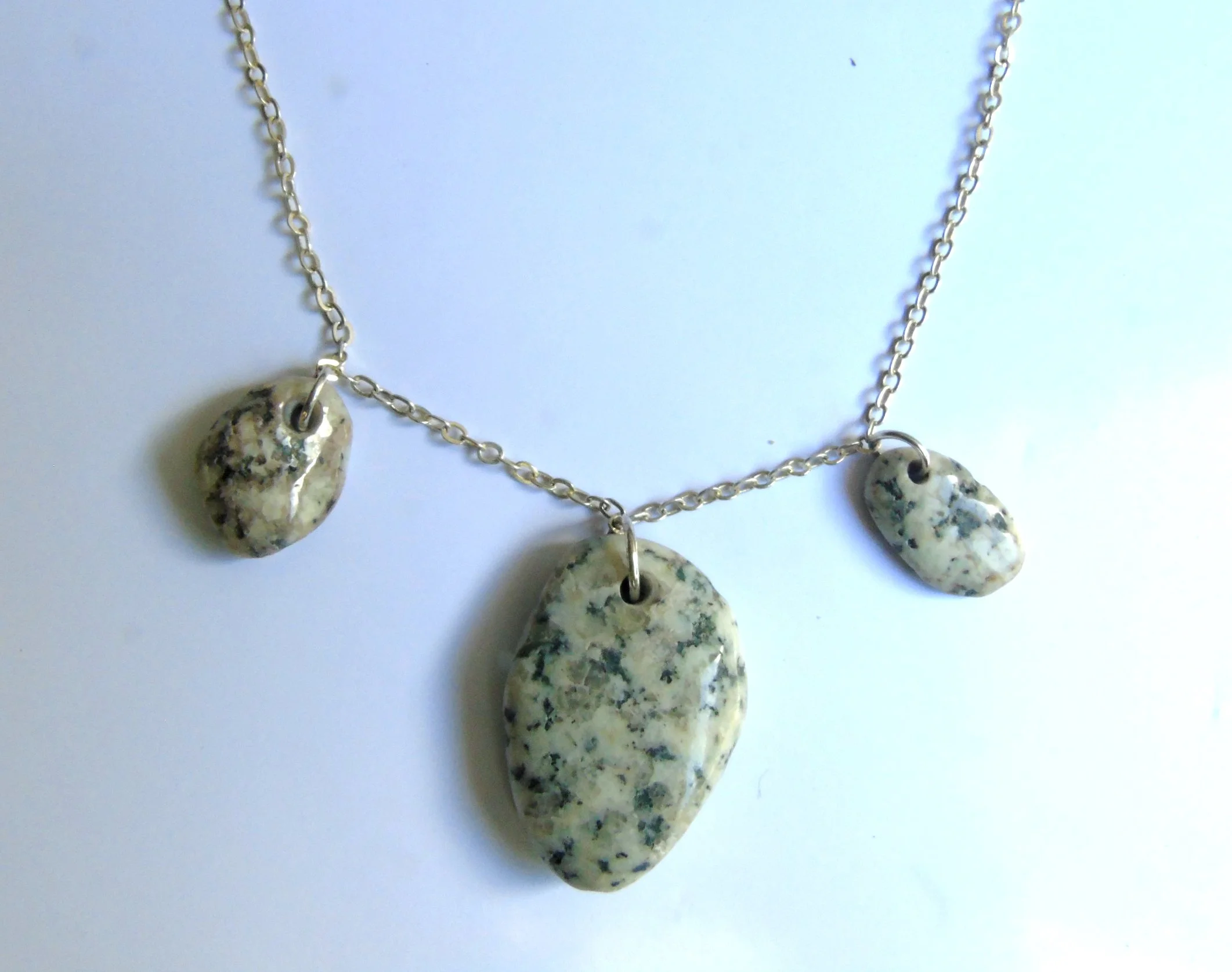 Natural Stone Pendant Necklace