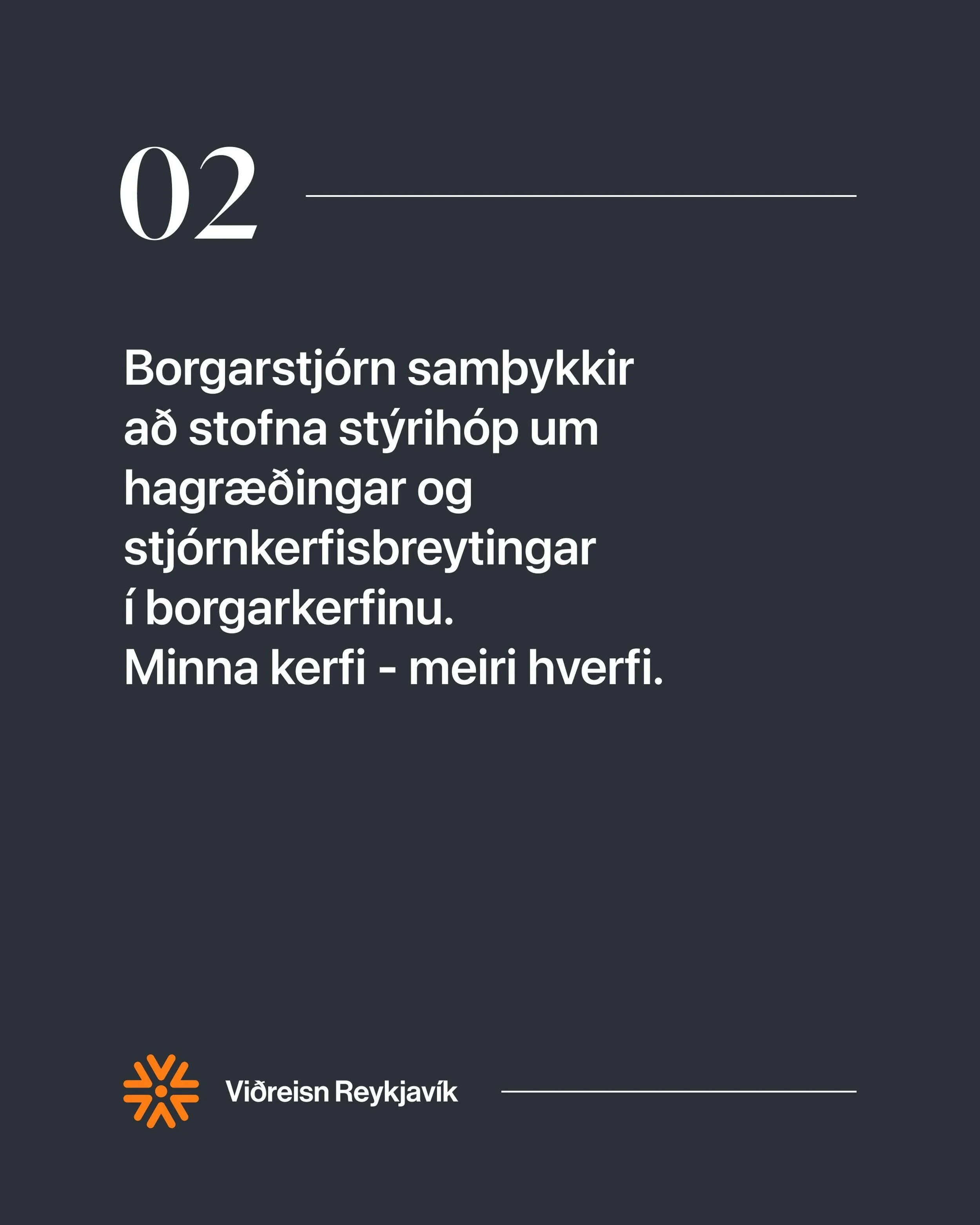 Minna r&aacute;&eth;h&uacute;s, meiri hverfi✅