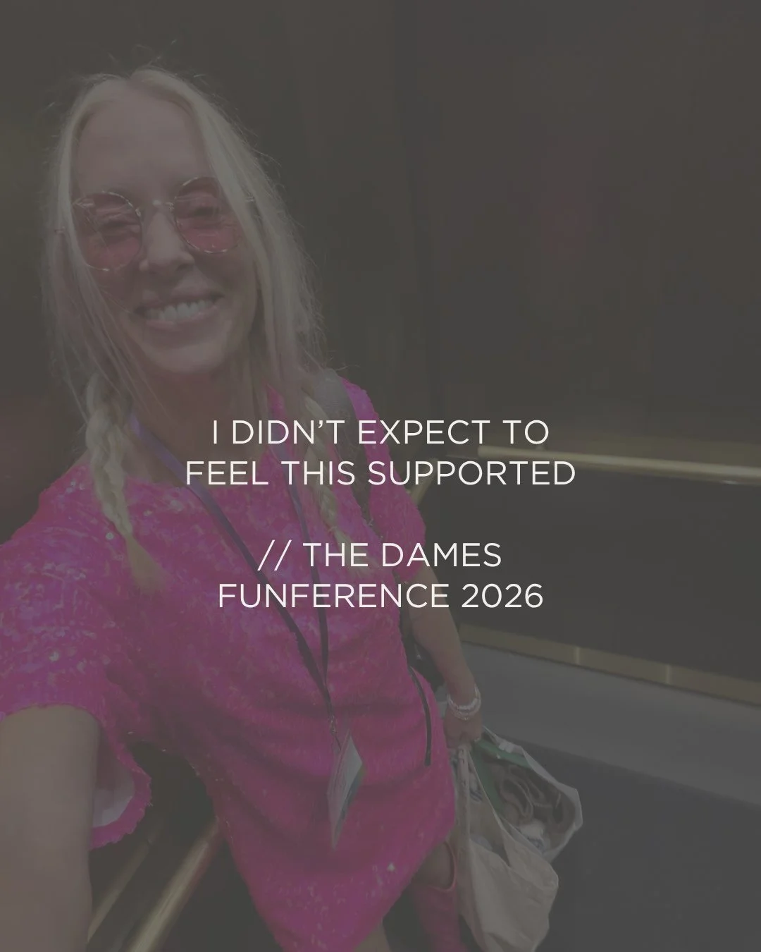 I&rsquo;ve been a member of The Dames for two years, and this was my first FunFerence and my first time sponsoring a table 💗⁠
⁠
And what an experience.⁠
⁠
To be in rooms full of women who are bright, intelligent, creative, and excited about what the