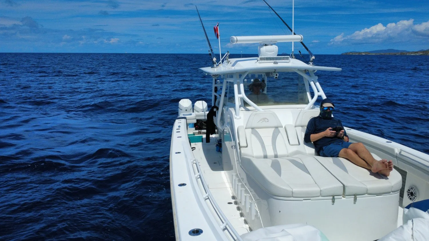 The RV Makaira ## | RV Makaira is a 42’ Renaissance Prowler power cat with four 300HP outboard engines. She was named after the blue marlin, Makaira nigricans, for her speed, agility, and power.

Makaira was acquired specifically for offshore dive op