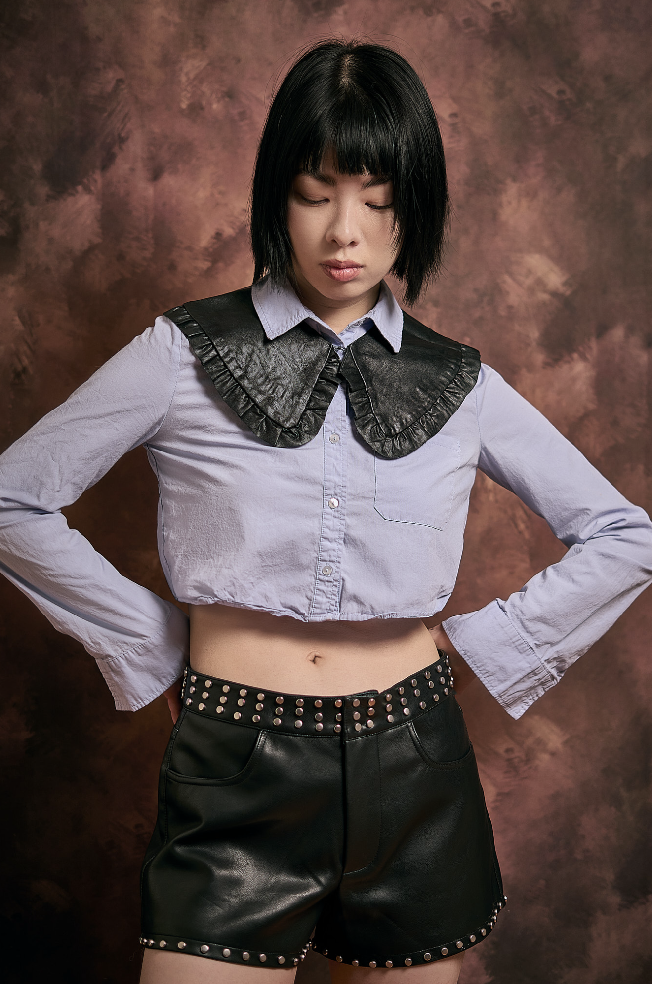 Essential — Faux False Leather Collar 2