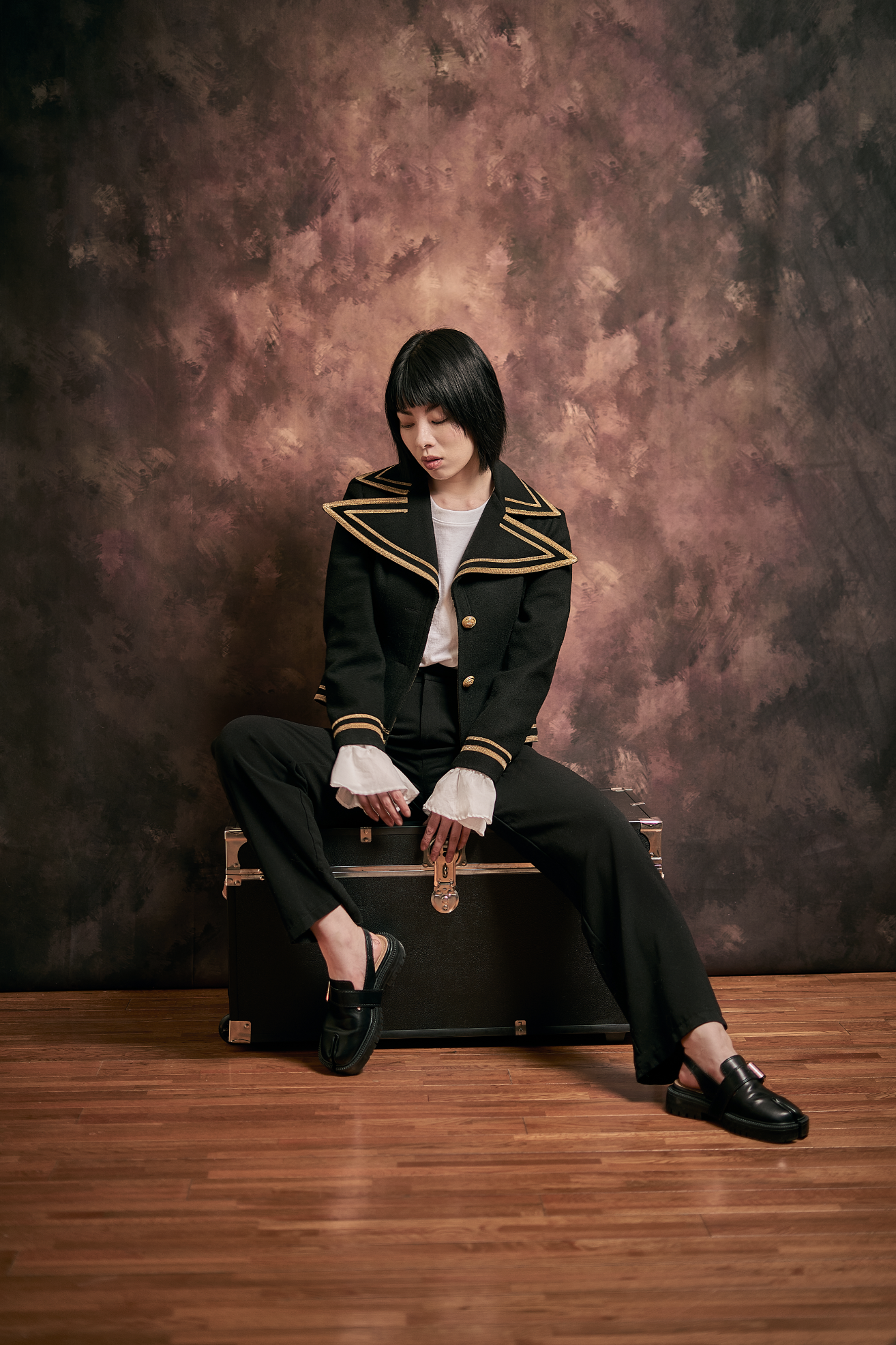 St. Tropez - Marine Wool Jacket (Front)