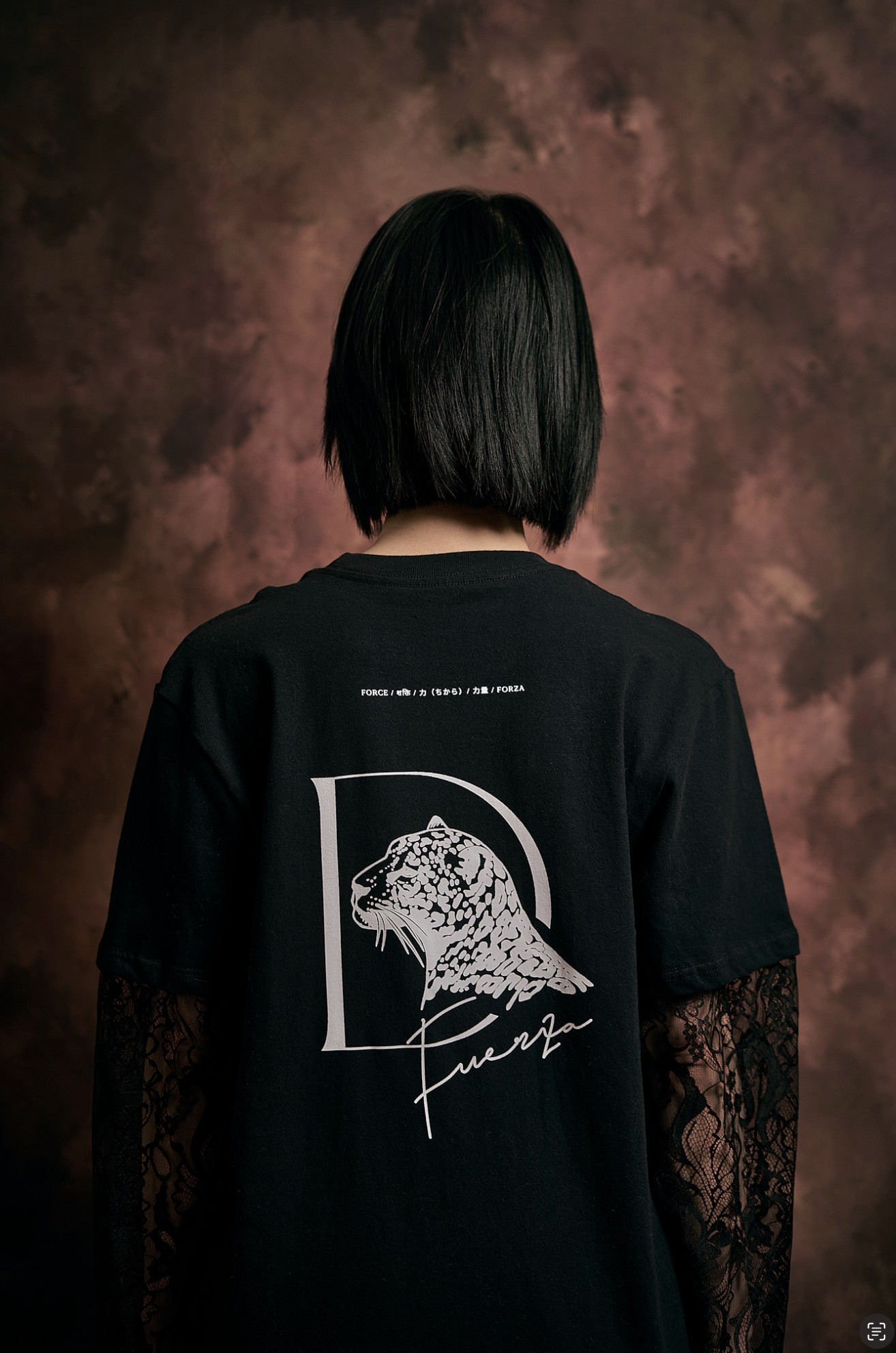 D-Signature - Long-Sleeves T-shirt (Back)