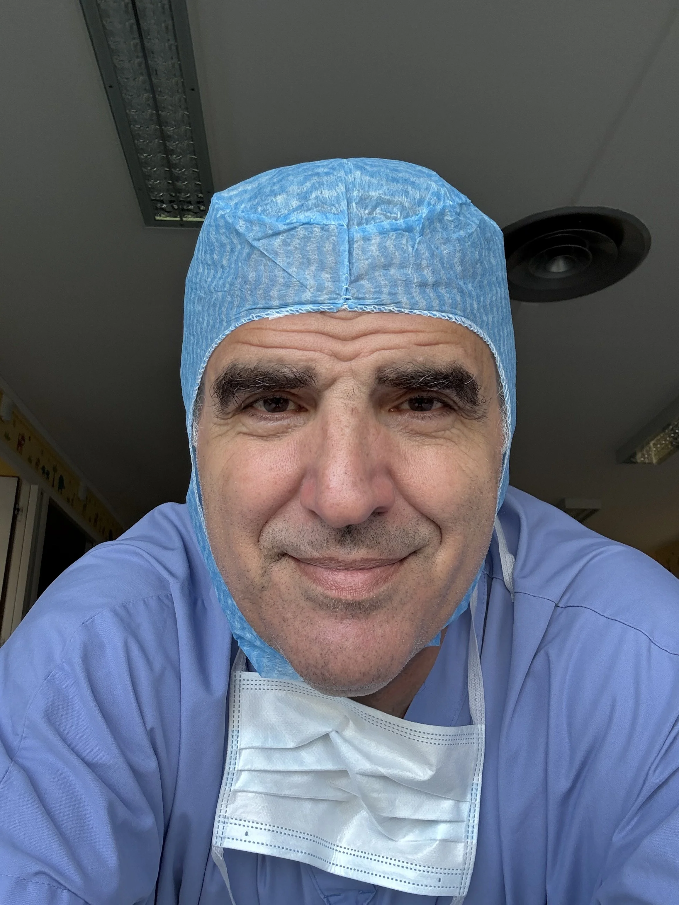 Dr. Belli after surgery