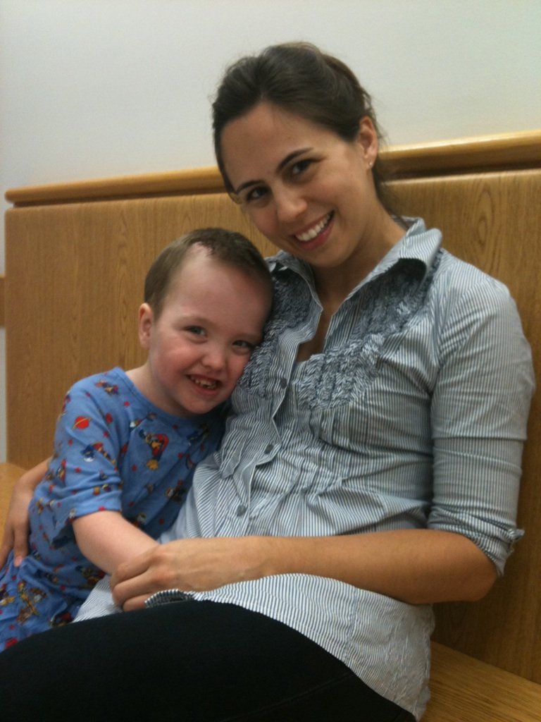 Dr. Vanessa Madrigal and recovering patient