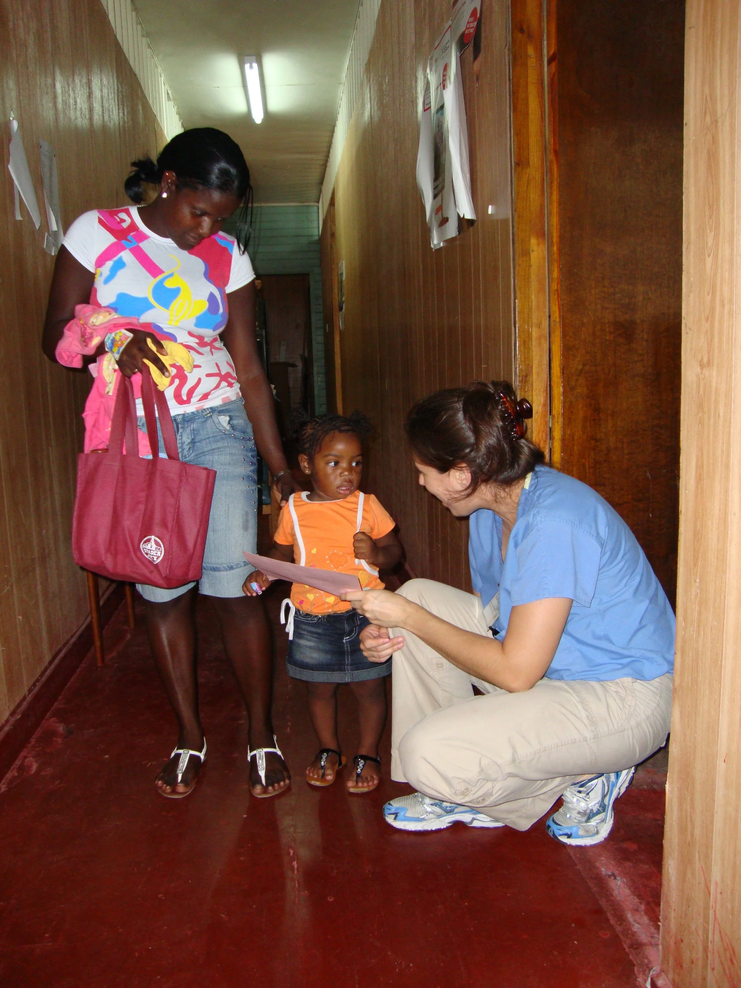 Dr. Vanessa Madrigal with patient