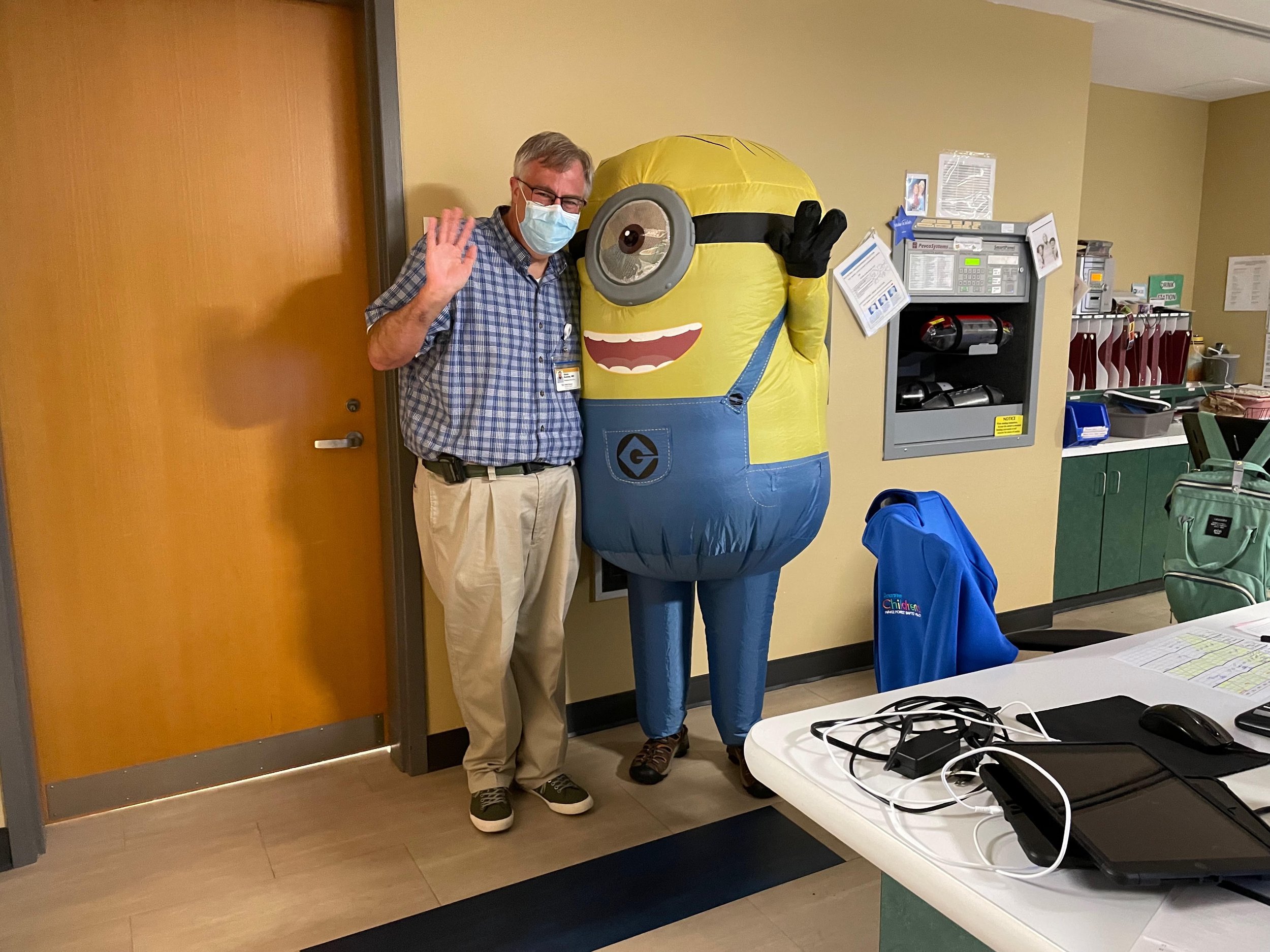 Dr Kevin Buckley fighting infectious disease!
