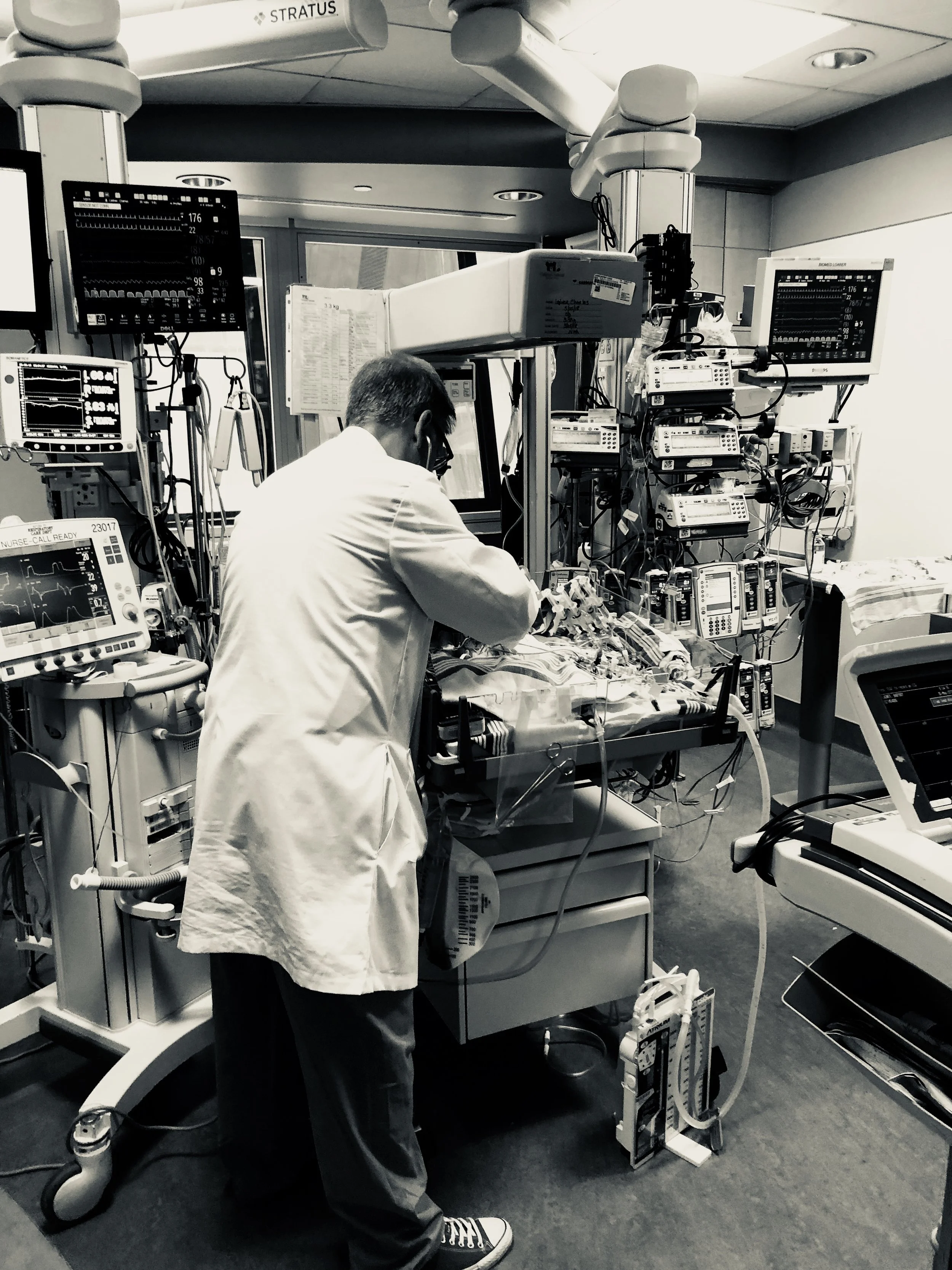 Dr Gil Wernovsky in CICU