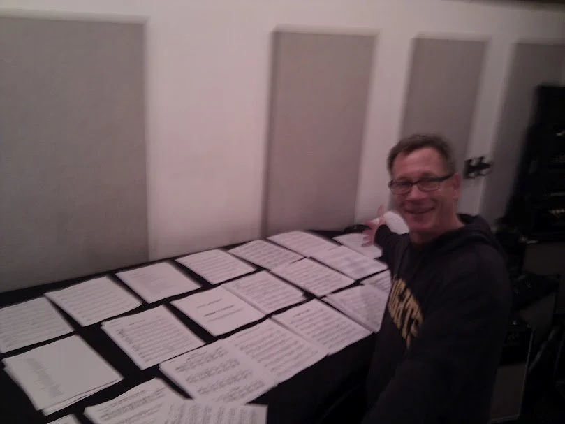 2011 Gil Wernovsky and Charts at DROM Rehearsal
