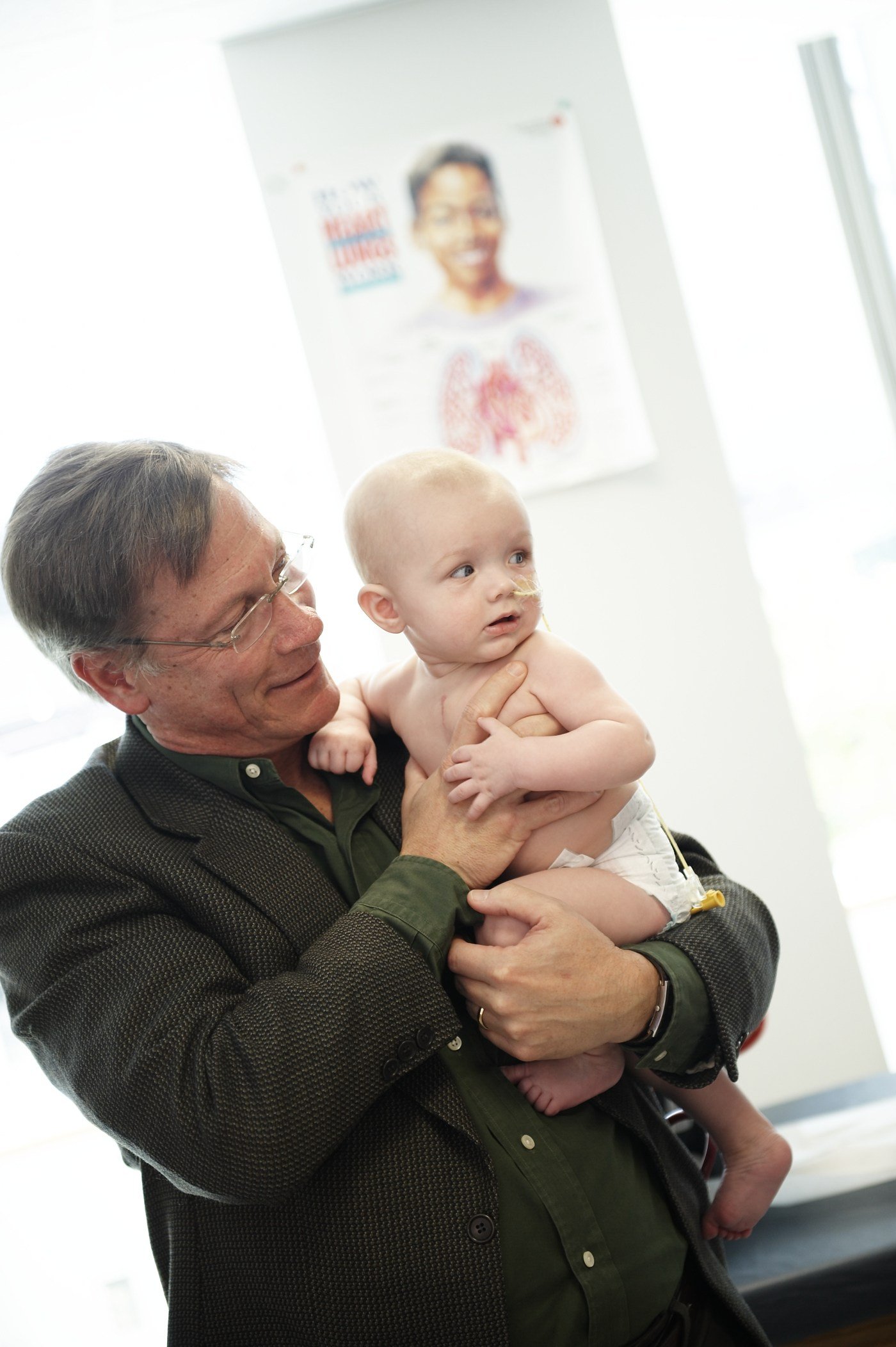 Dr. Gil Wernovsky and patient