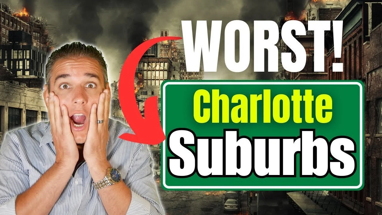 WATCH OUT! Worst Suburbs in Charlotte, North Carolina!
