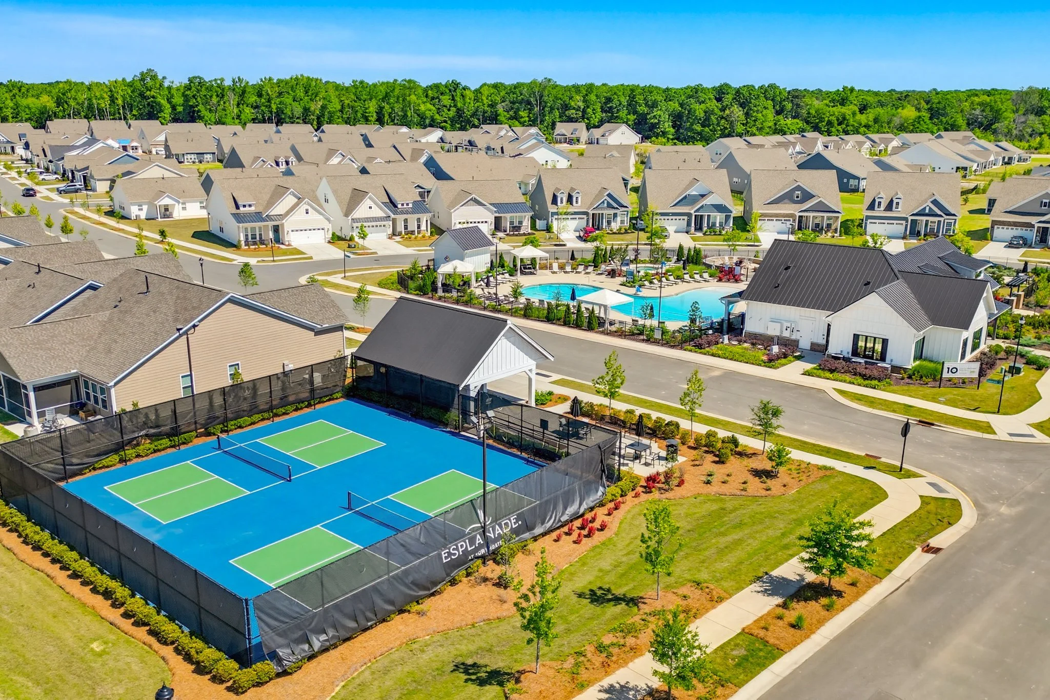 esplanade-at-northgate-aerial-view-pickleball-courts-neighborhood-55-plus-indian-trail-nc.jpg