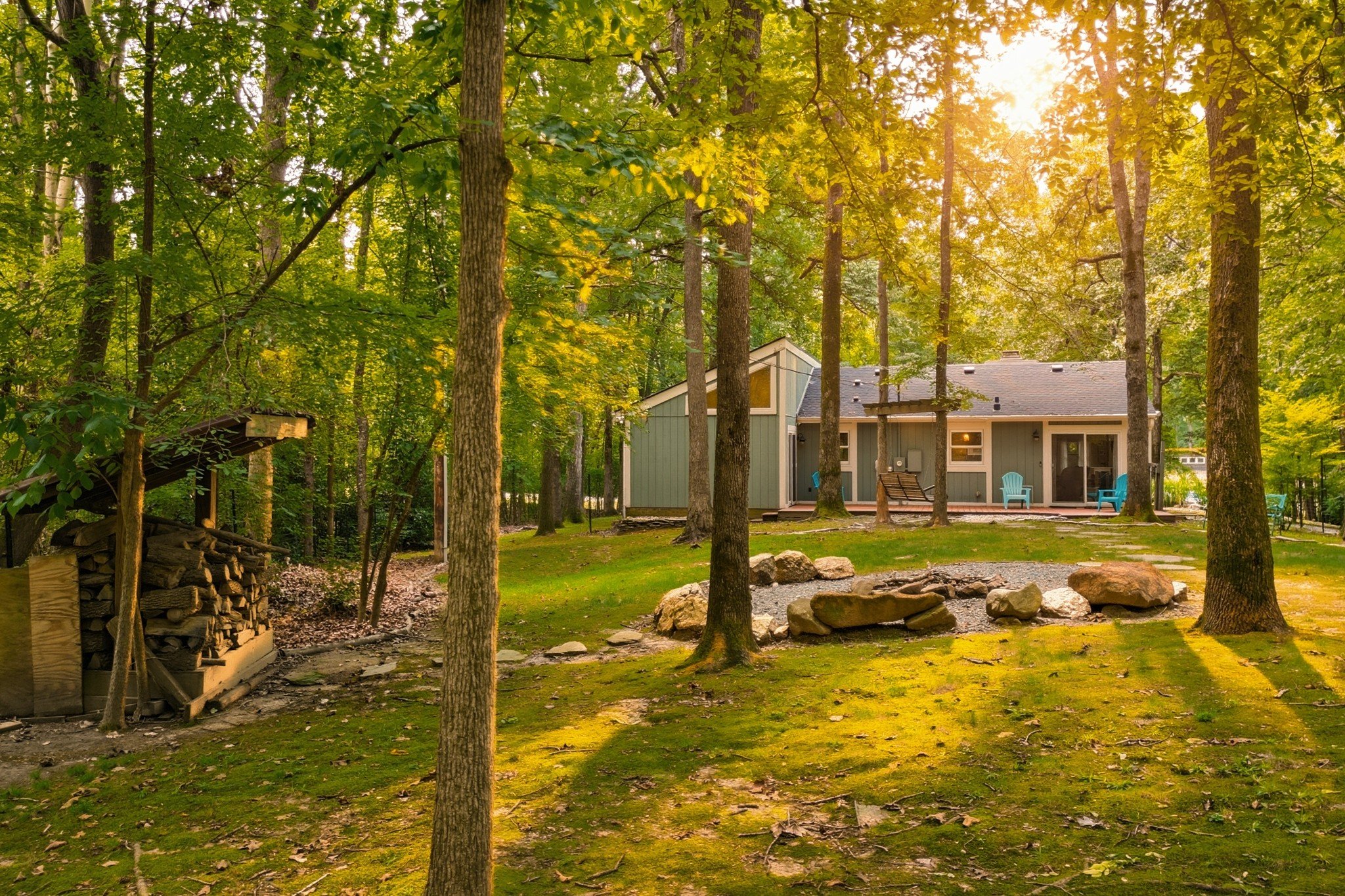A Private Wooded Retreat in Waxhaw