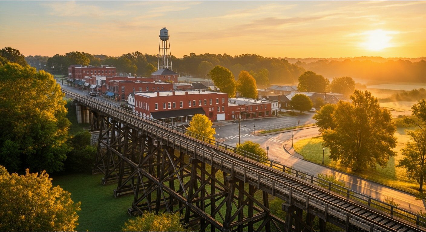 waxhaw-nc-railroad-trestle-water-tower-sunrise.jpg