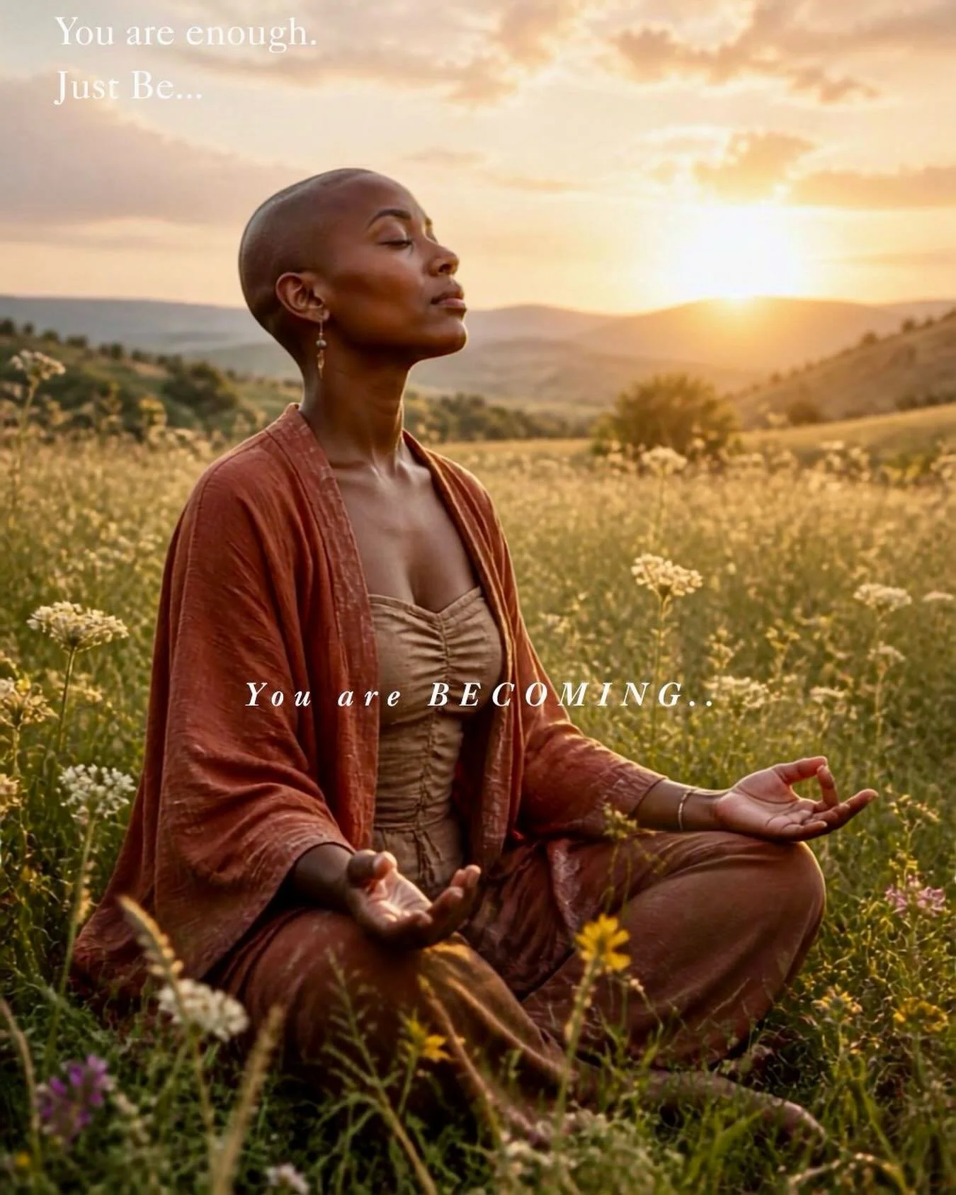 You are exactly who you need to be! 
Return to you.