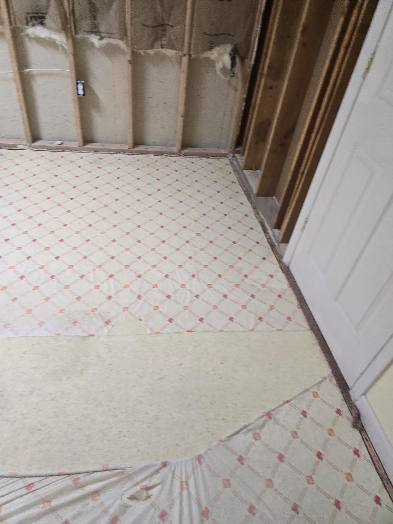 Wet Carpet Drywall and Installation Removed
