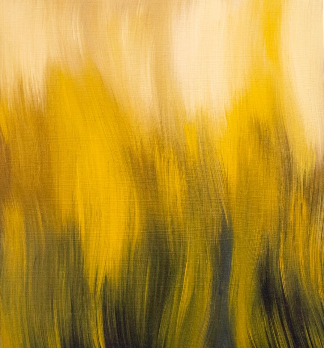 Geoffrey G. Harrison (American, b. 1975) / Untitled (May 23 (No.2) 2019) / Oil on Cradled Wood Panel / 16" x 15" / $2,200