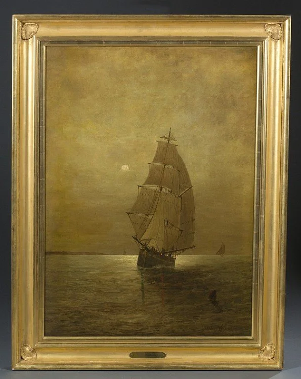 Wesley Elbridge Webber, Moonlight, Long Island Sound