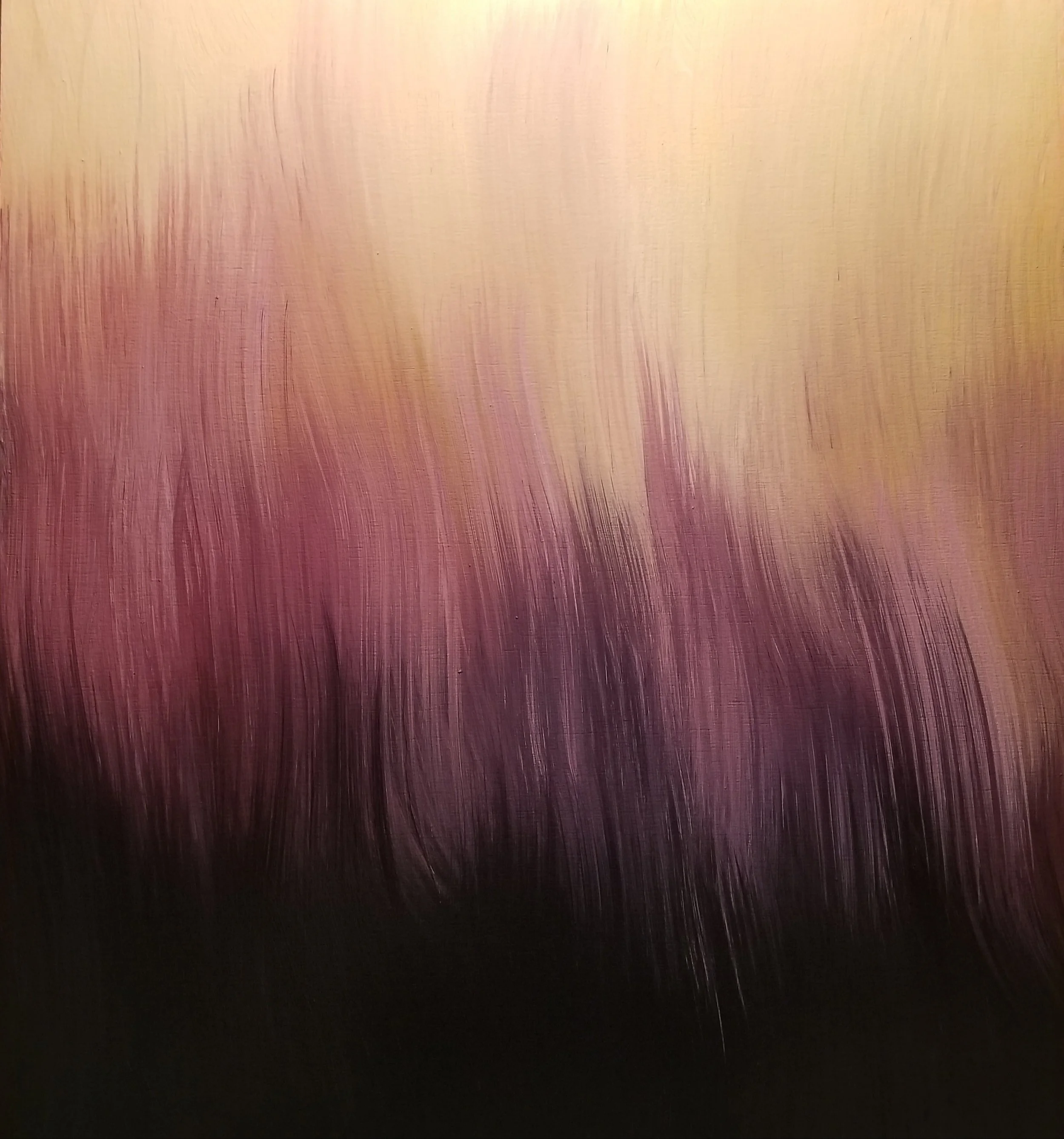 Geoffrey G. Harrison (American, b. 1975) / Untitled (March 8 (No.3) 2020) / Oil on Cradled Wood Panel / 18" x 16" / $2,400
