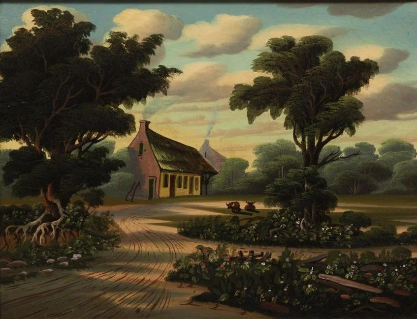 Thomas Chambers, The Birthplace of Burns with Cattle