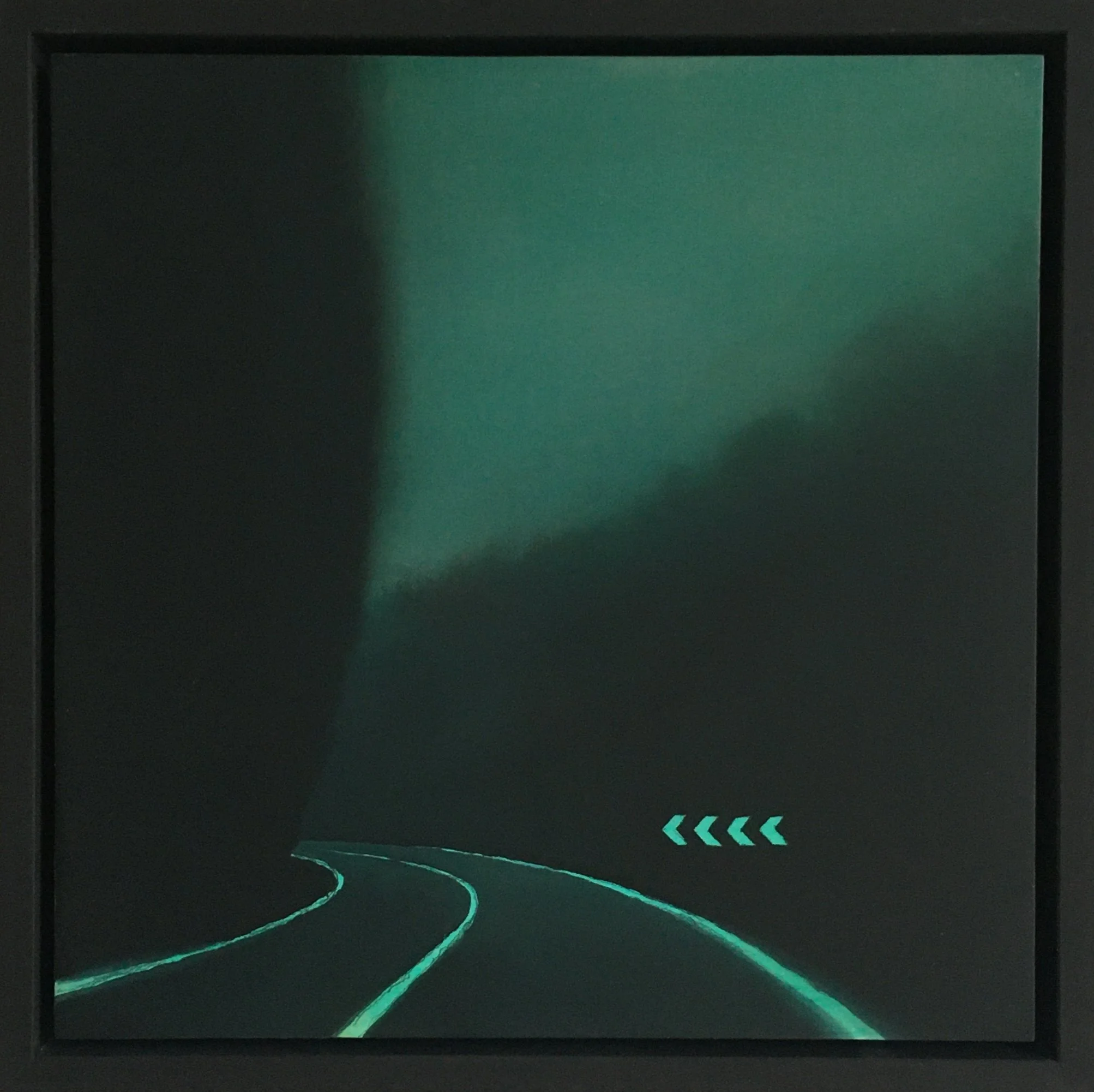 Federico Mazza (Italian, b. 1976) / Oil on Panel / 10" x 10" / SOLD