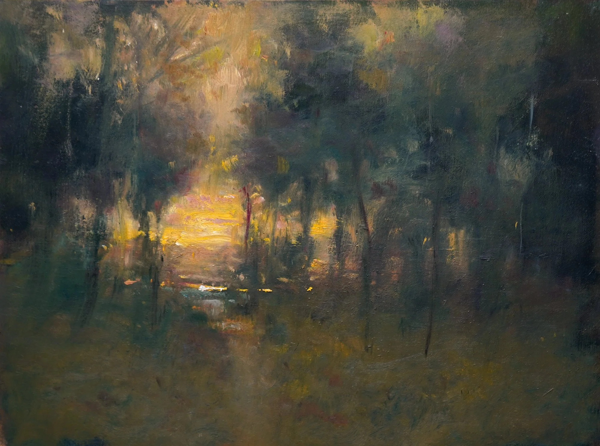 John MacDonald (American, b. 1957) / Silent Hour / Oil on Panel / 12" x 16" / Price Available Upon Request