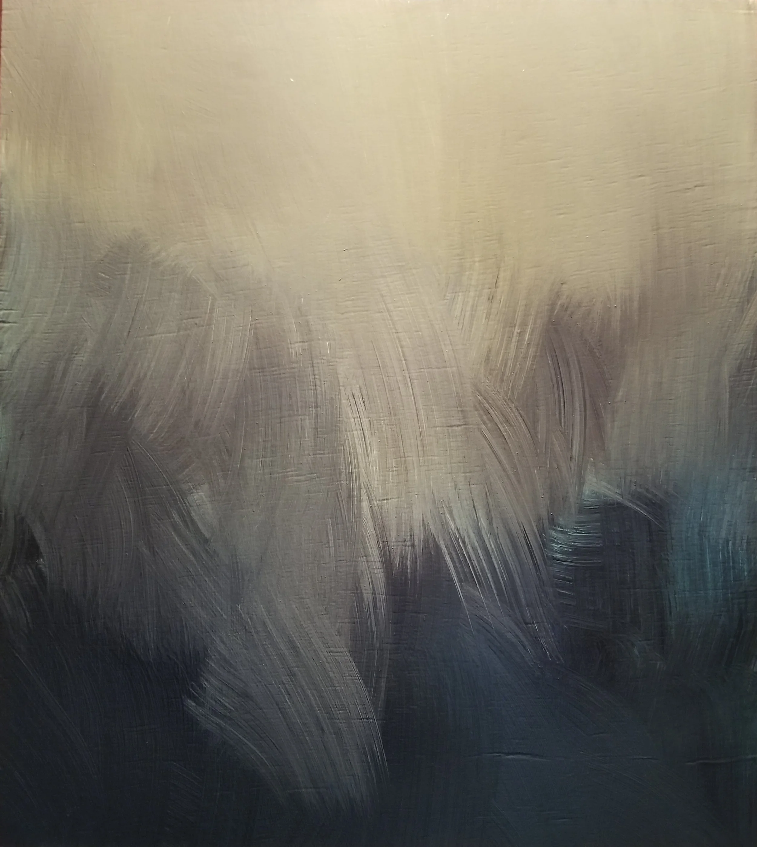 Geoffrey G. Harrison (American, b. 1975) / Untitled (October 20, 2019) / Oil on Cradled Wood Panel / 16" x 14" / $2,200