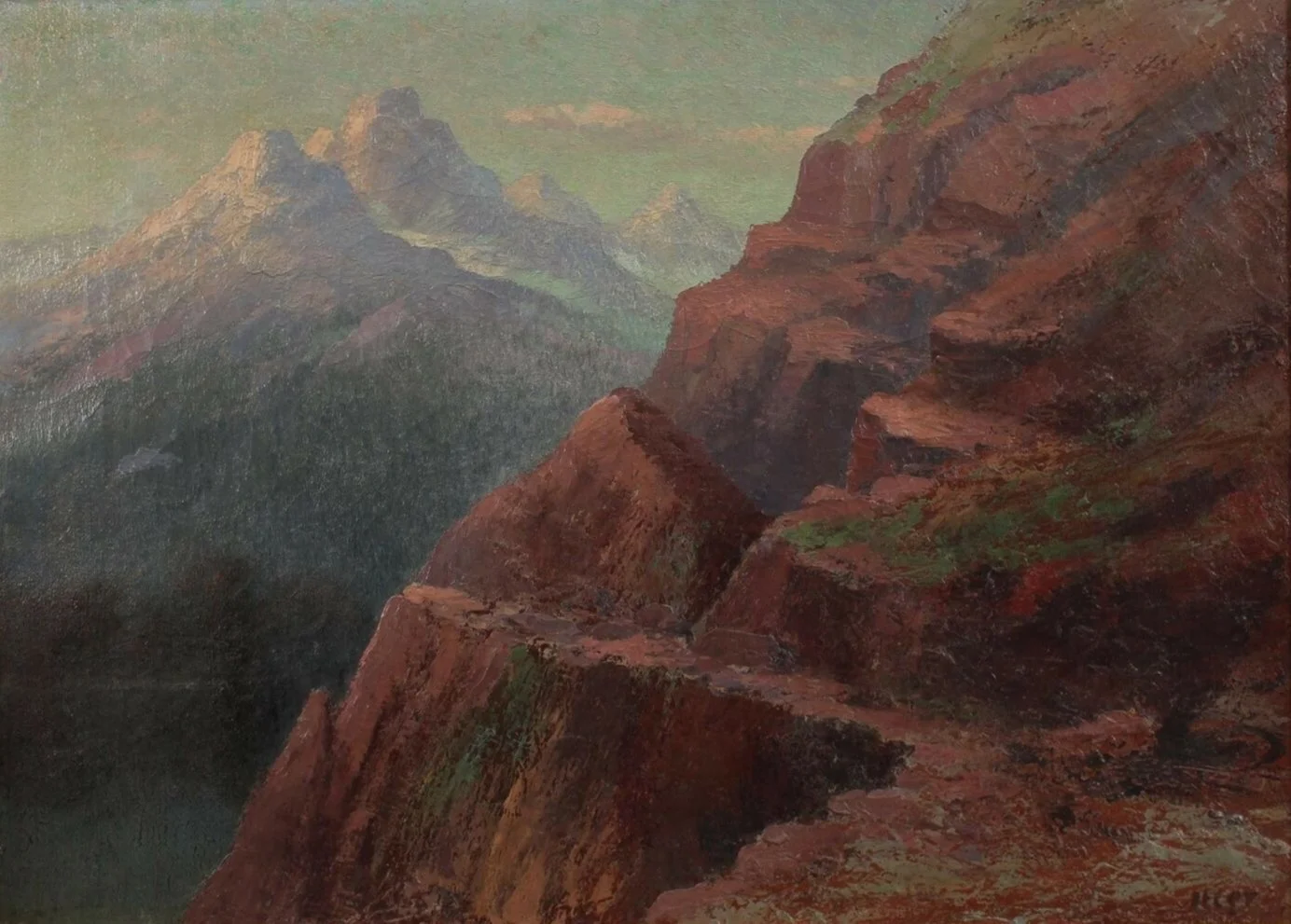 Julian Edward Itter (Canadian-American, 1876-1967) / Chelan Mountain Region Landscape / Oil on Canvas / Price Available Upon Request 