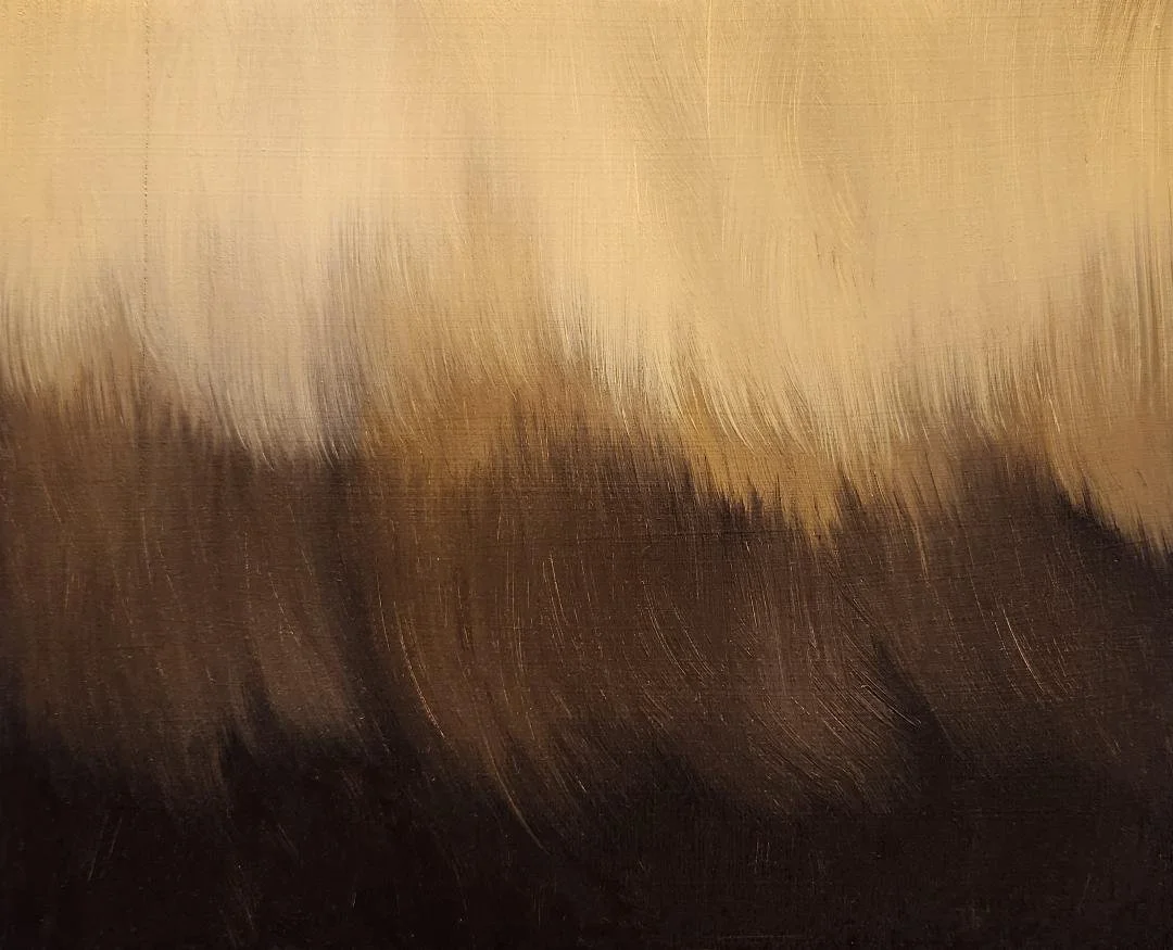 Geoffrey G. Harrison (American, b. 1975) / Untitled (November 17, 2020) / Oil on Cradled Wood Panel / 13 3/4" x 16 3/4" / $2,200