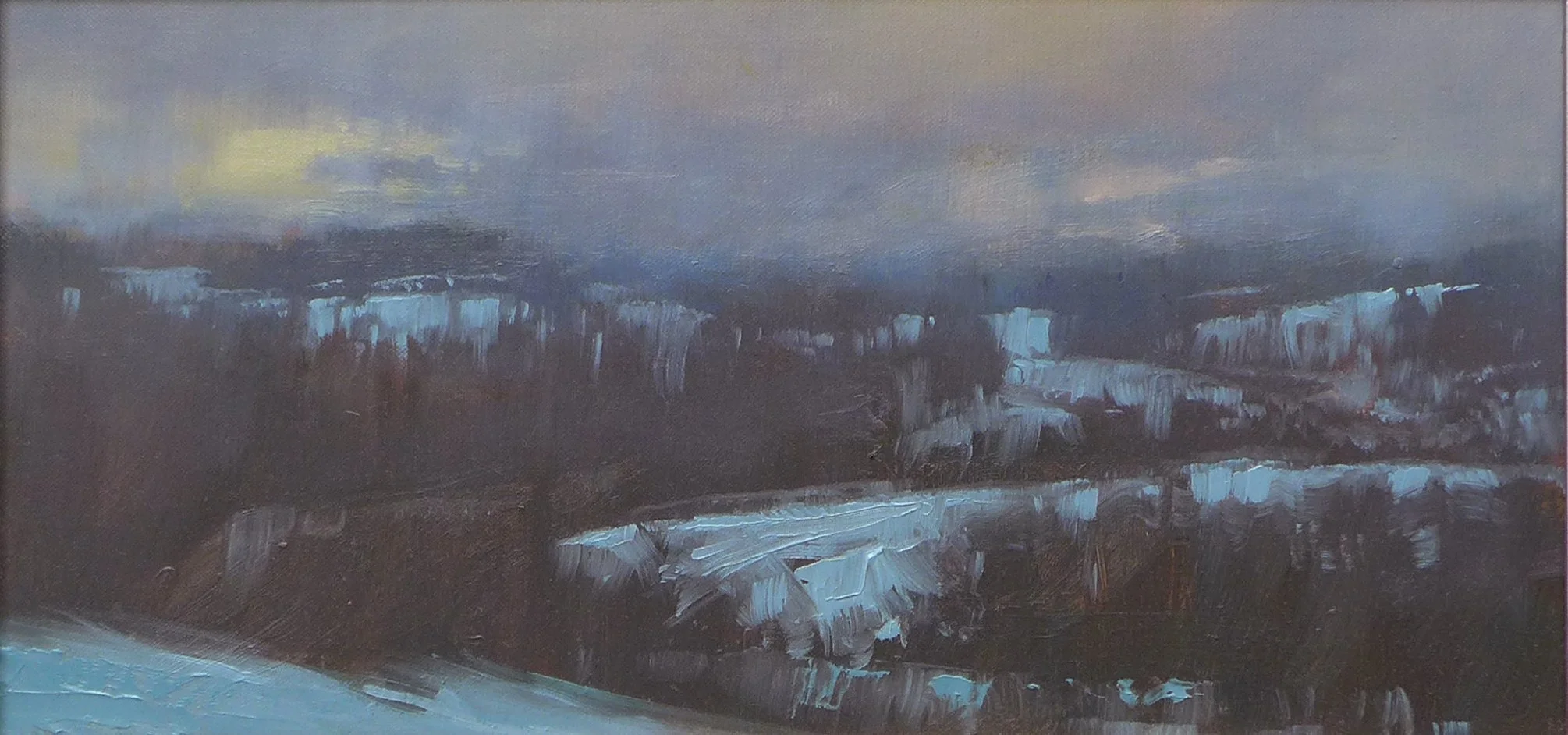 John MacDonald (American, b. 1957) / Fading Into Silence / Oil on Panel / SOLD