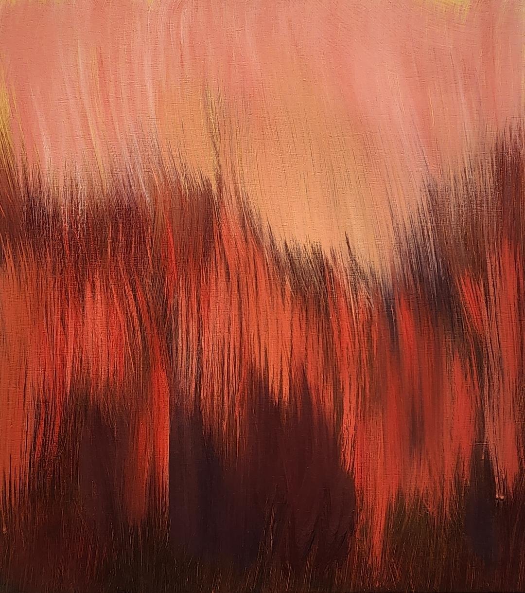 Geoffrey G. Harrison (American, b. 1975) / Untitled (March 8, 2020) / Oil on Cradled Wood Panel / 18" x 16" / $2,400