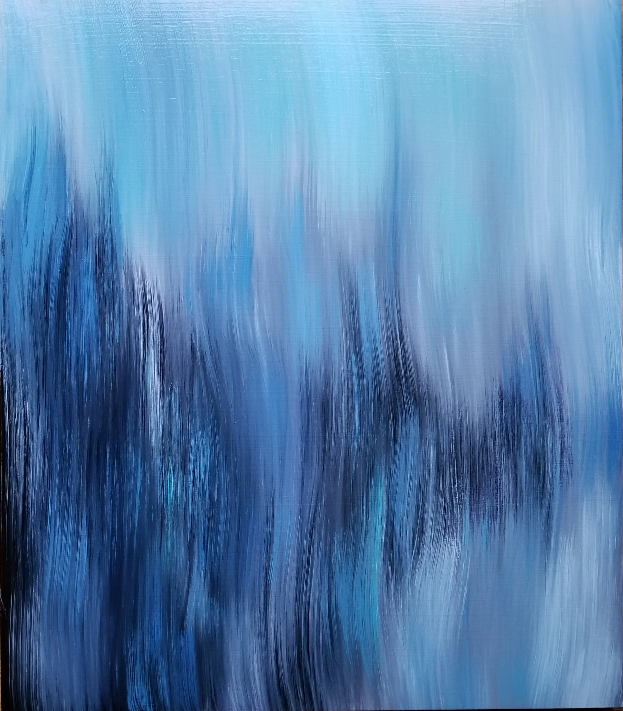 Geoffrey G. Harrison (American, b. 1975) / Untitled (December 18. 2021) / Oil on Cradled Wood Panel / 24" x 21" / $3,200