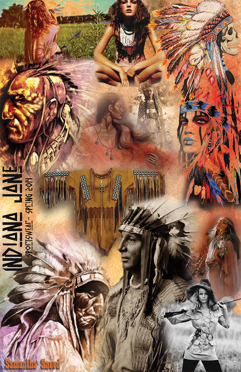 Indiana Jane Moodboard via Photoshop