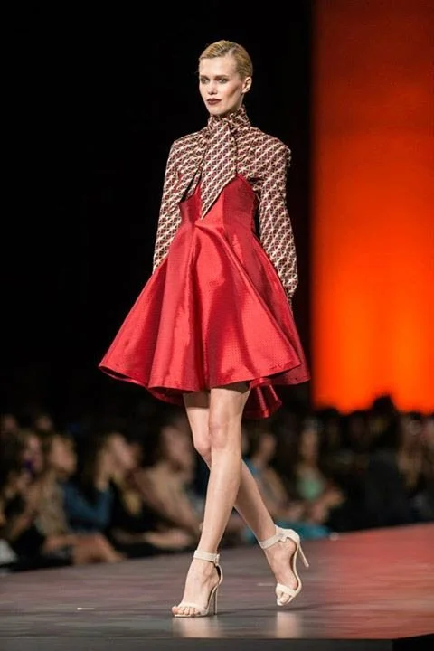 A look designed and built by me for my graduate collection, inspired by a modern twist on Classic Americana equestrian style. 